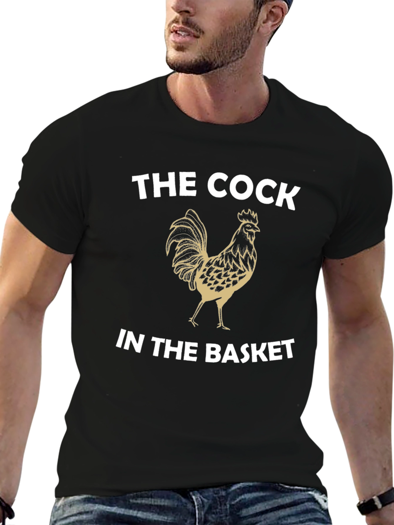 The Cock in the Basket T-Shirt