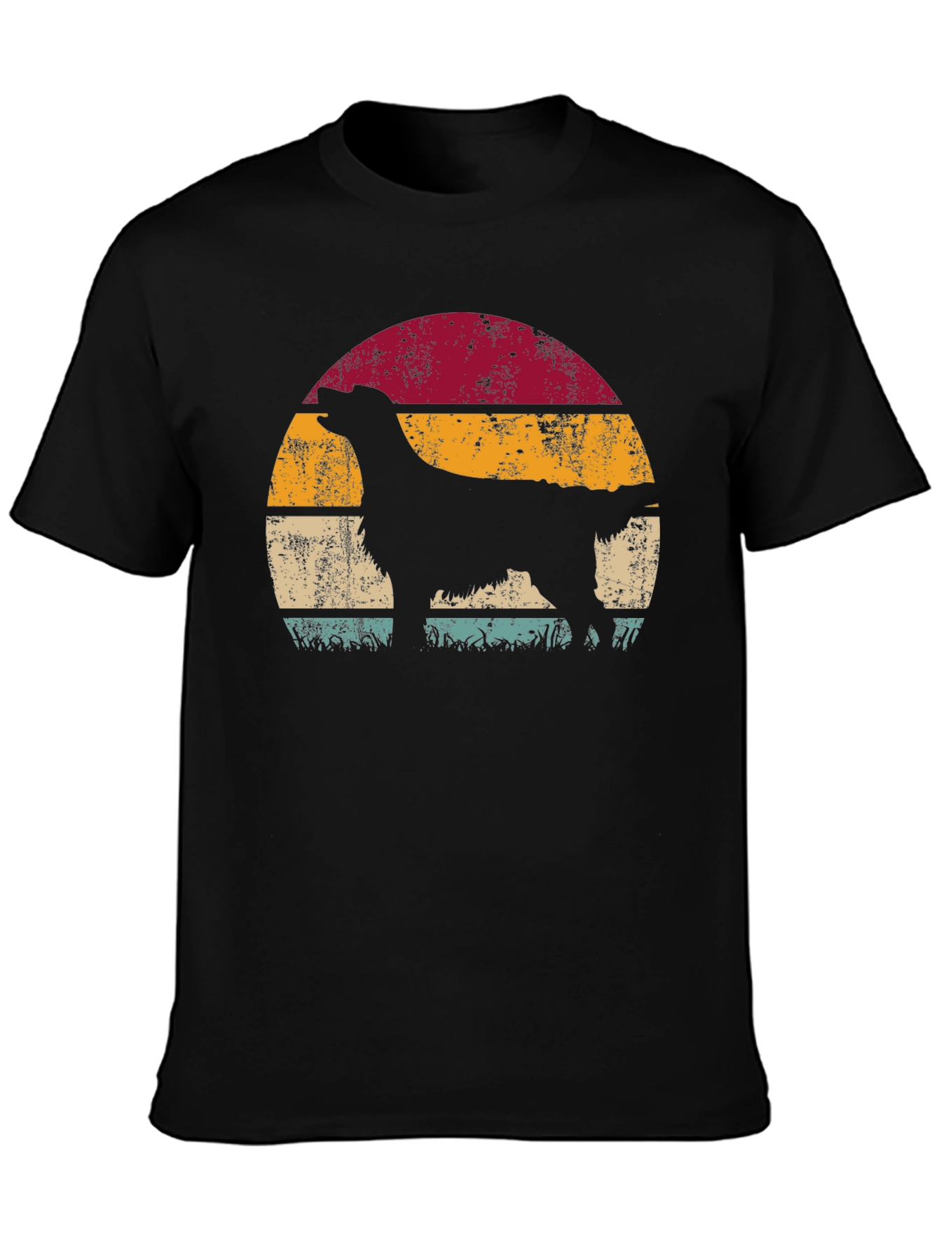Retro Dog Silhouette T-Shirt
