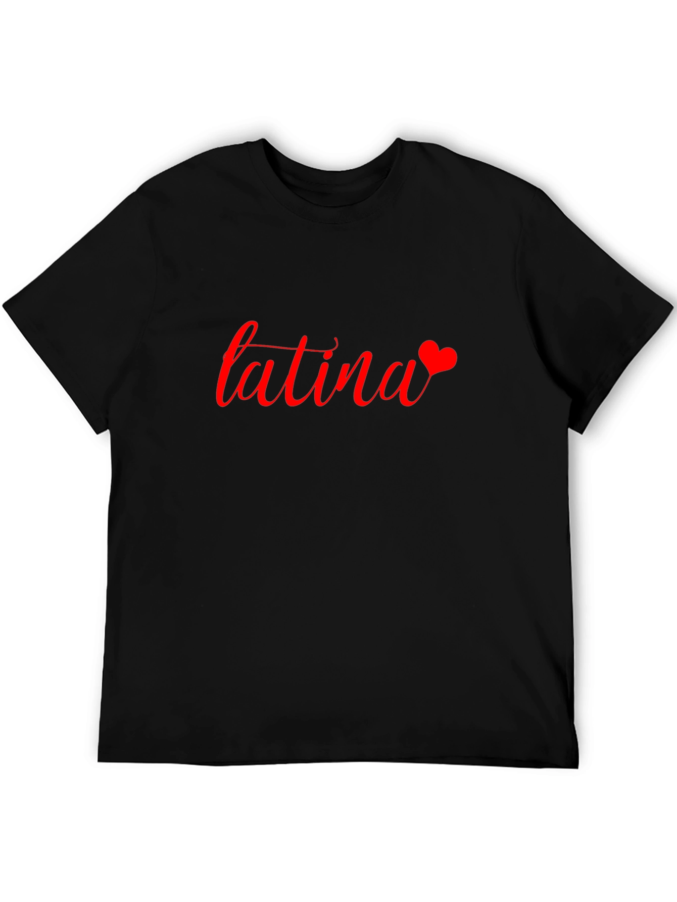 Latina Heart Graphic Tee - Trendy Casual Top
