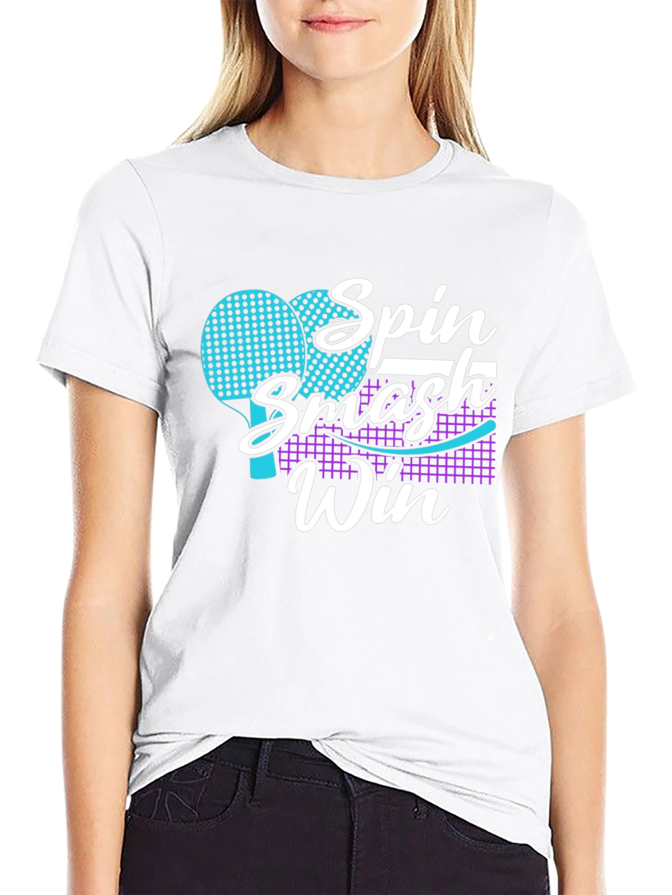 Spin Smash Win Ping Pong T-Shirt