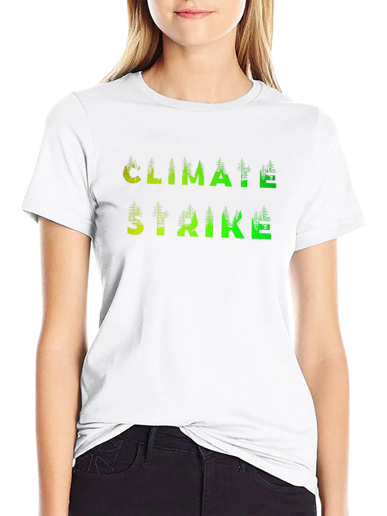 Climate Strike Forest Graphic T-Shirt