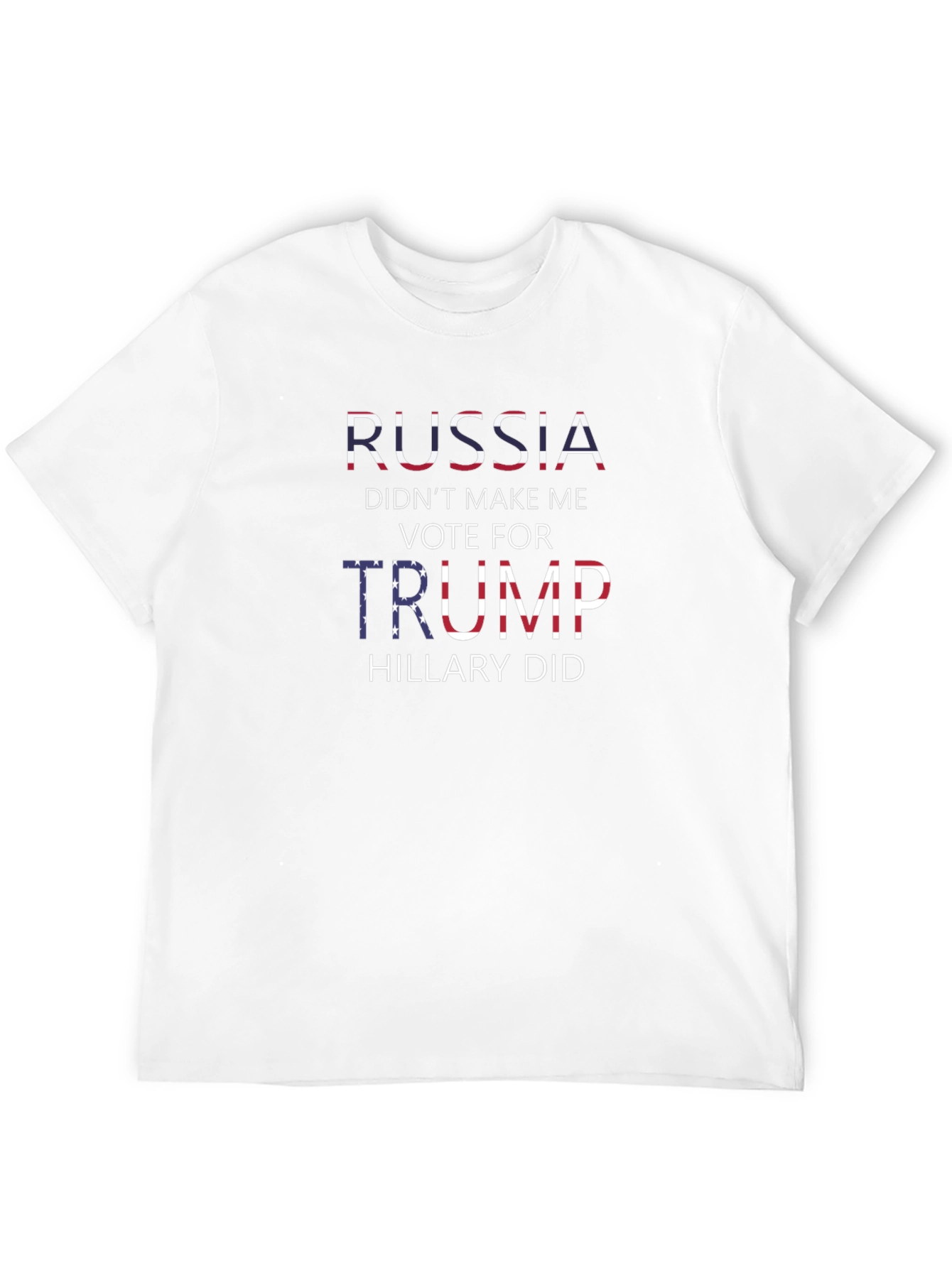 Political Statement T-Shirt: Russia Trump Hillary