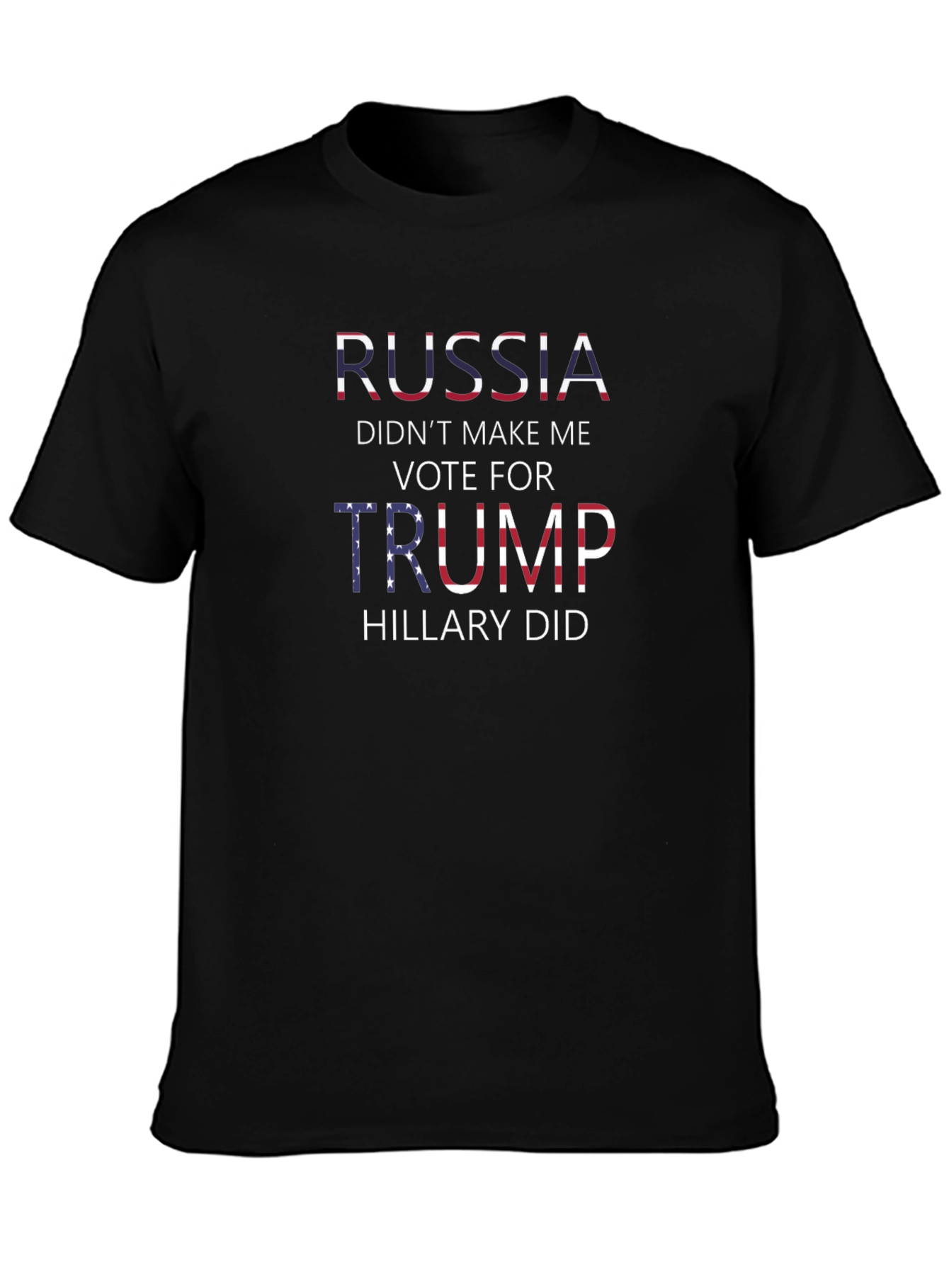 Political Statement T-Shirt: Russia Trump Hillary