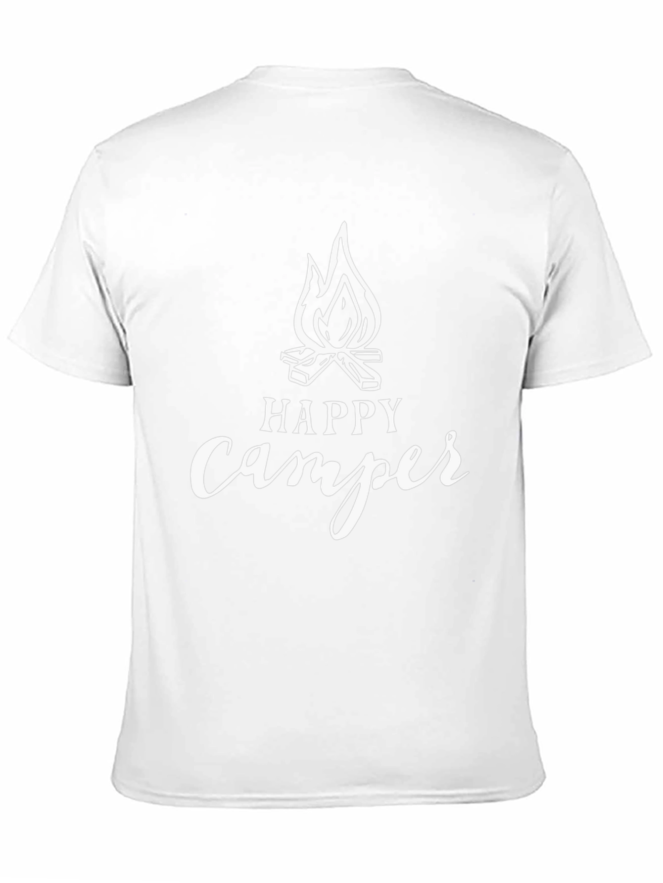Happy Camper Graphic Tee - Black
