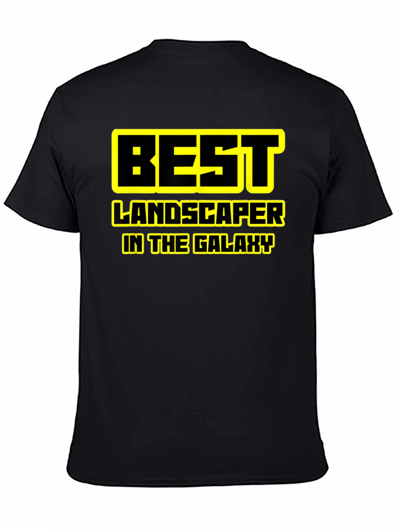 Best Landscaper Galaxy T-Shirt - Black