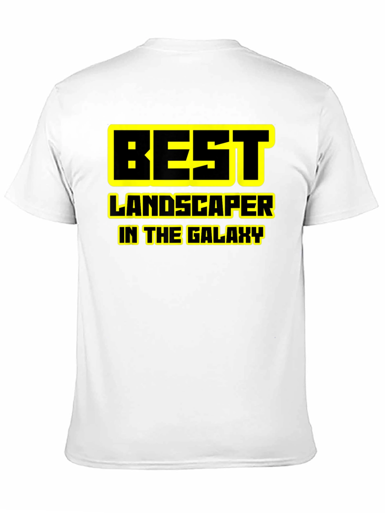 Best Landscaper Galaxy T-Shirt - Black