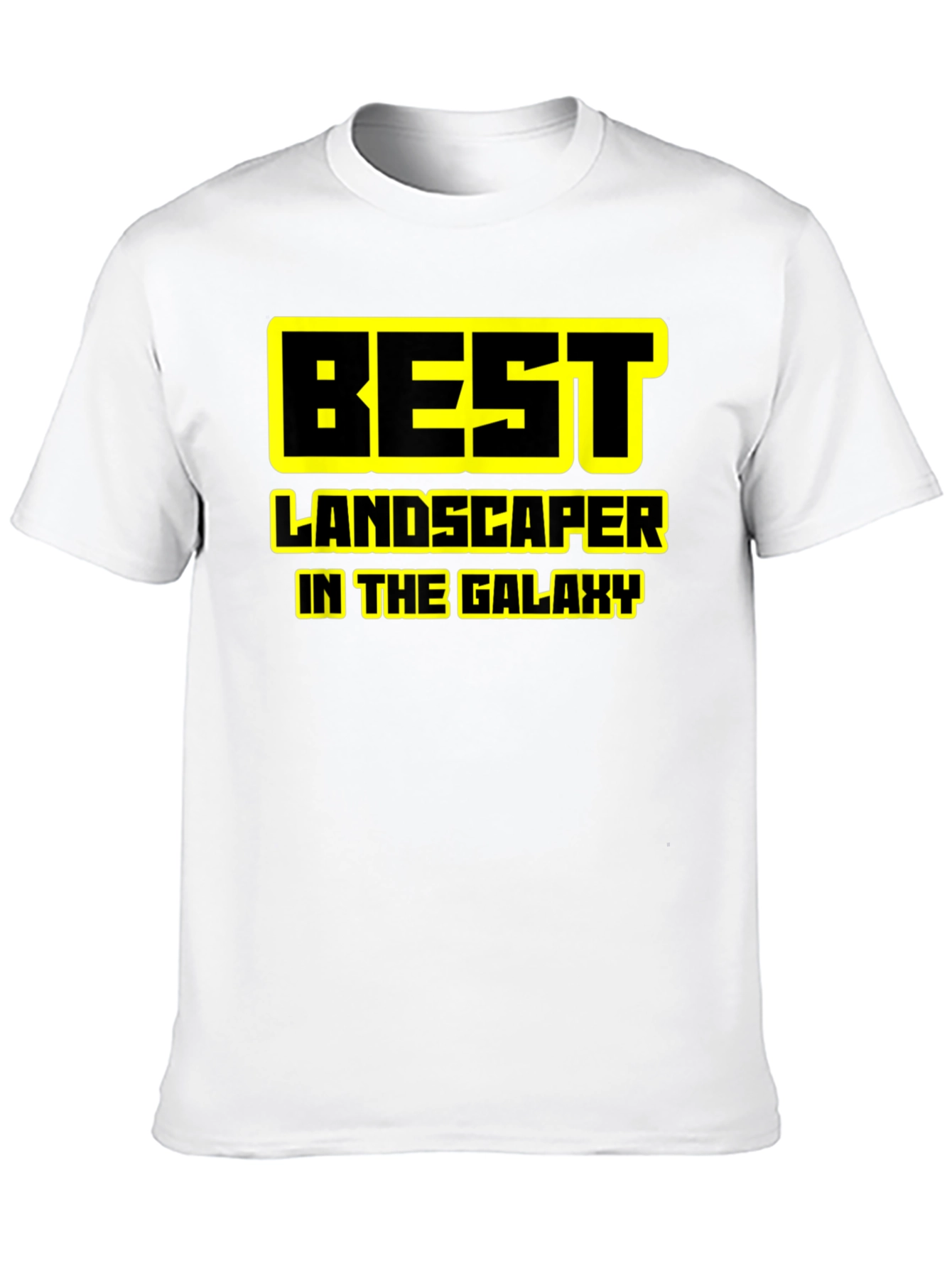 Best Landscaper Galaxy T-Shirt - Black