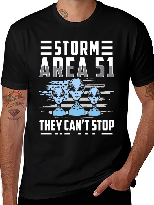 Storm Area 51 Alien Graphic Tee