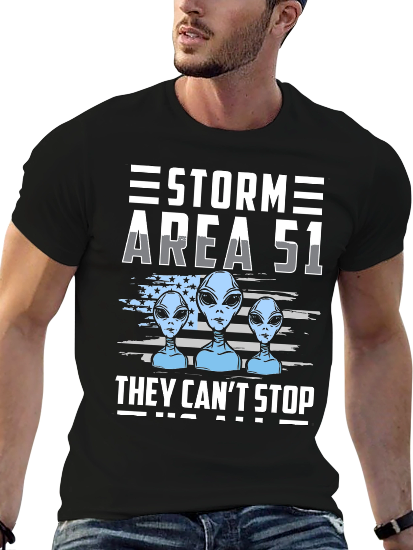 Storm Area 51 Alien Graphic Tee