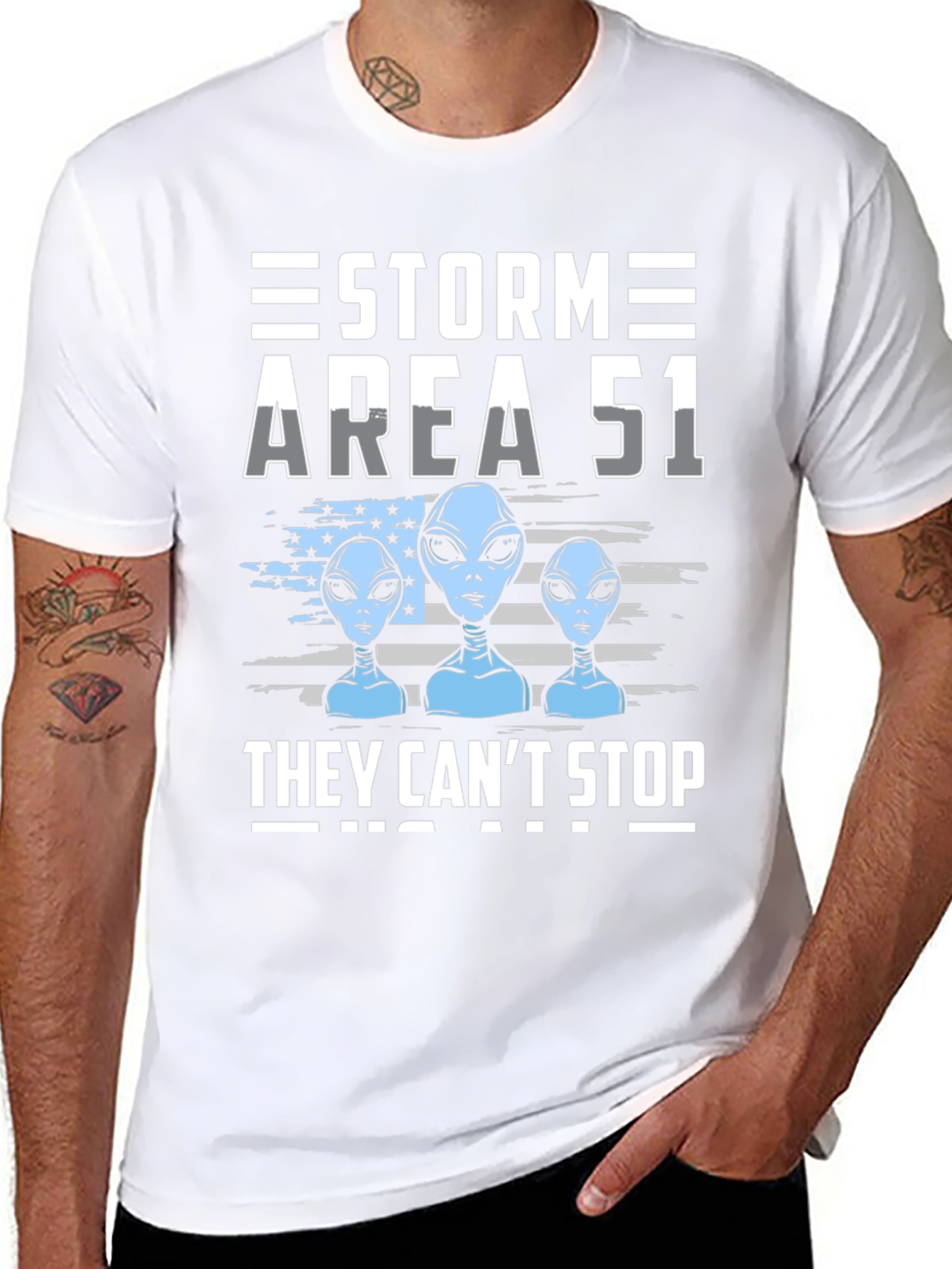 Storm Area 51 Alien Graphic Tee