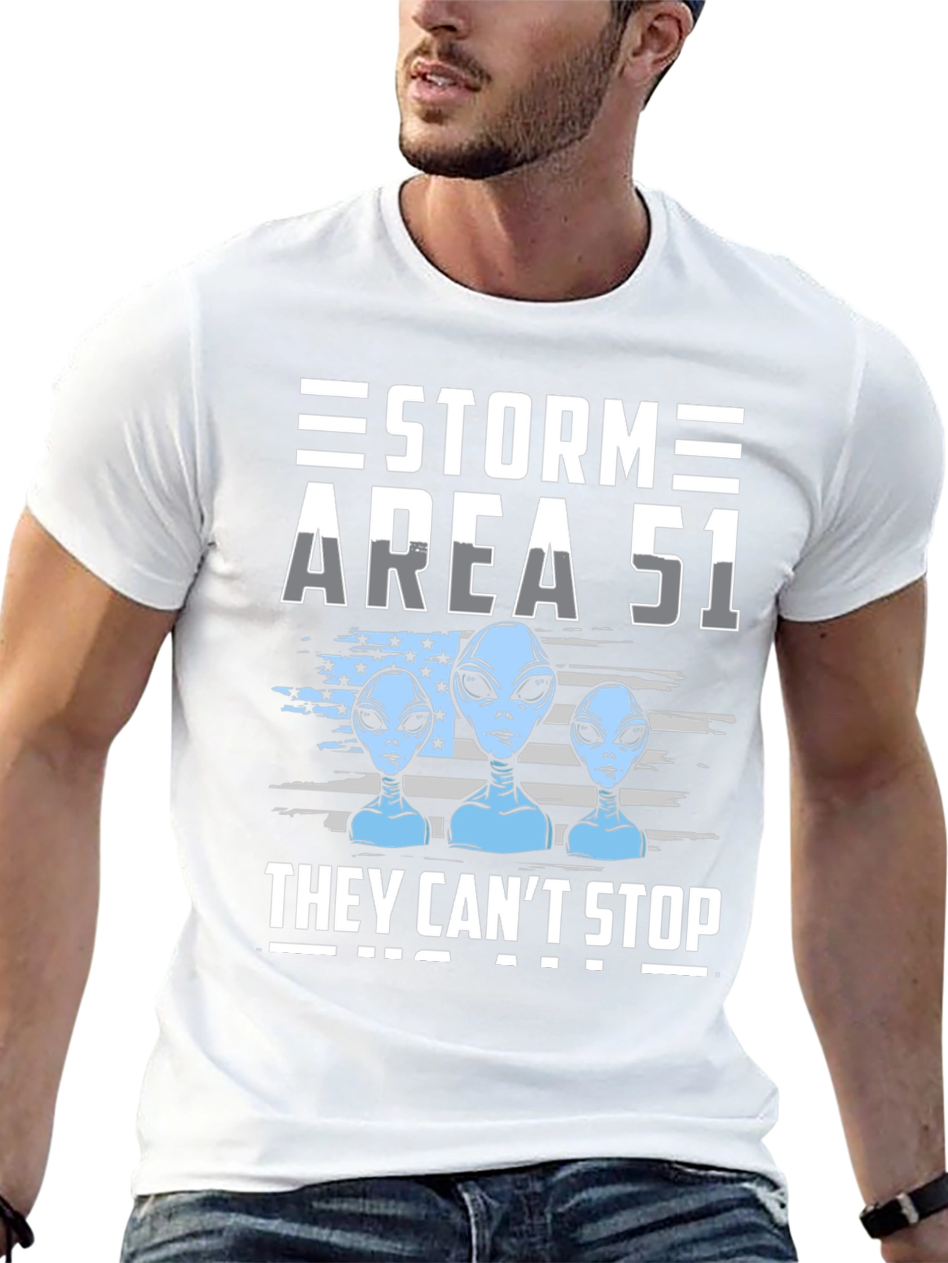 Storm Area 51 Alien Graphic Tee