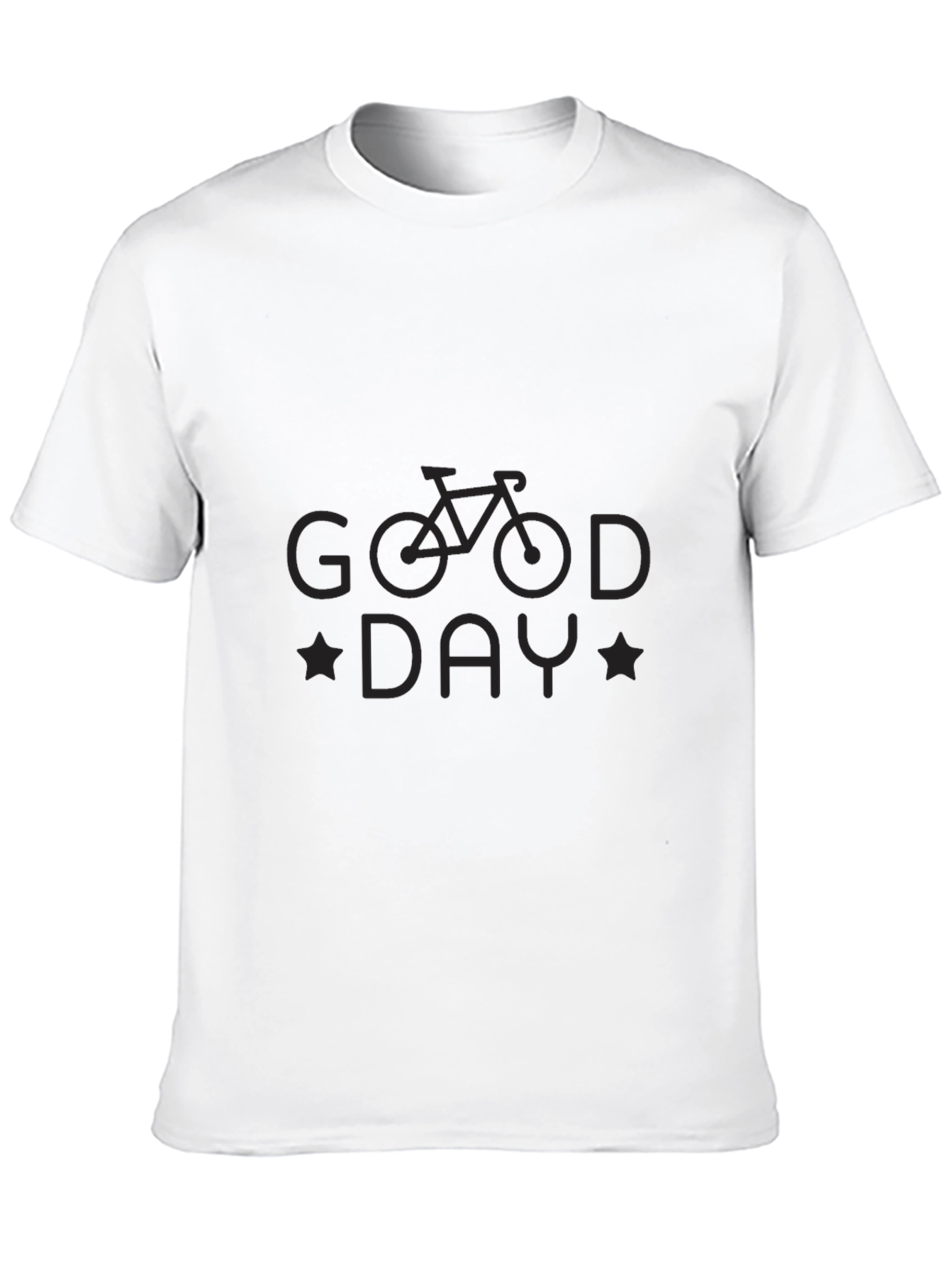 Good Day Bicycle Graphic Tee - Mens Black T-Shirt