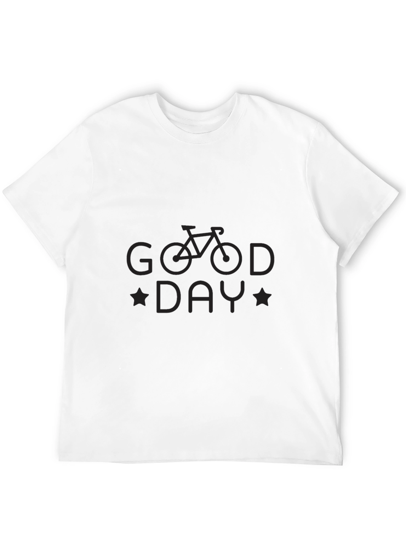 Good Day Bicycle Graphic Tee - Mens Black T-Shirt