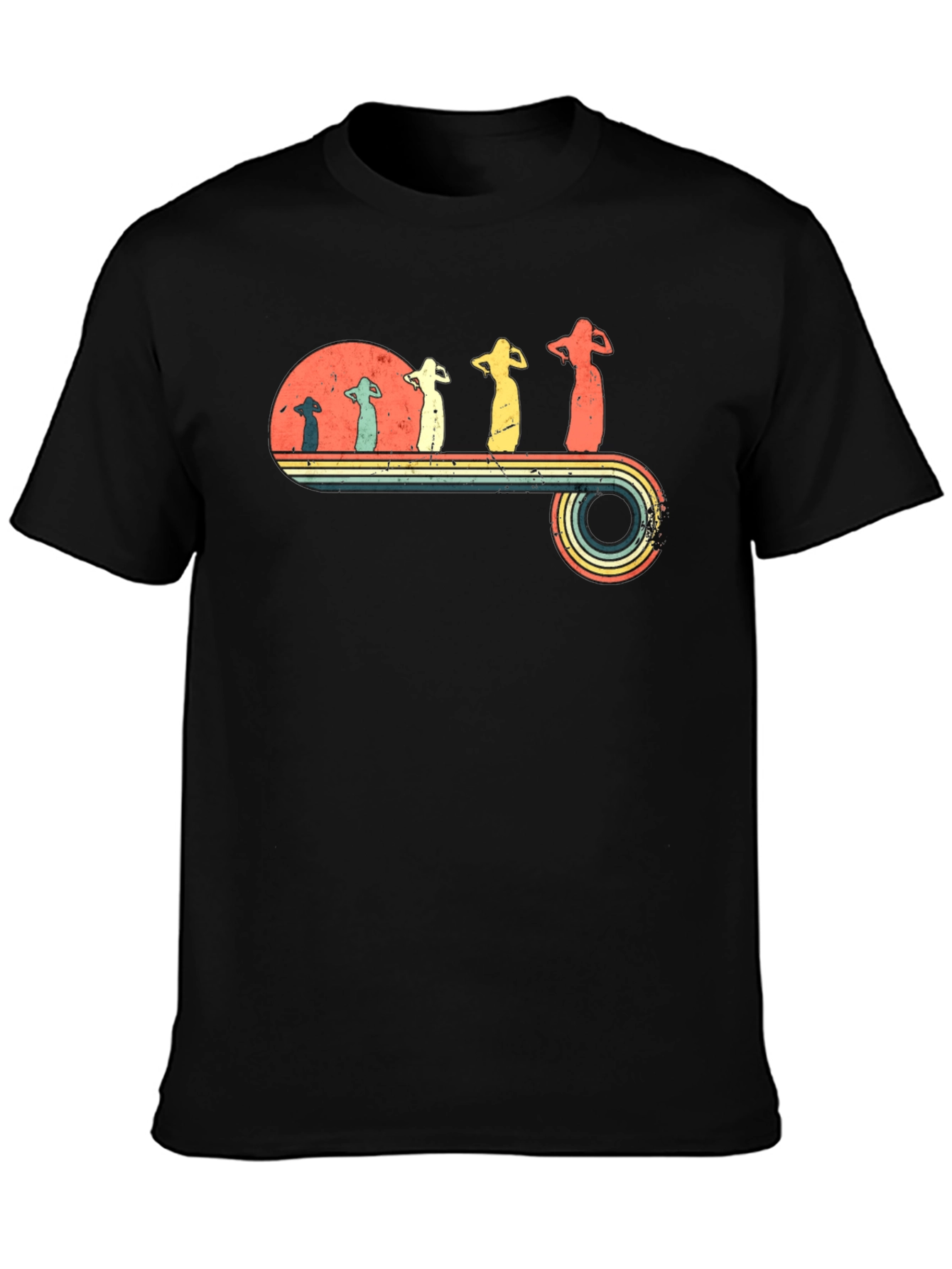 Retro Evolution Belly Dancer T-Shirt