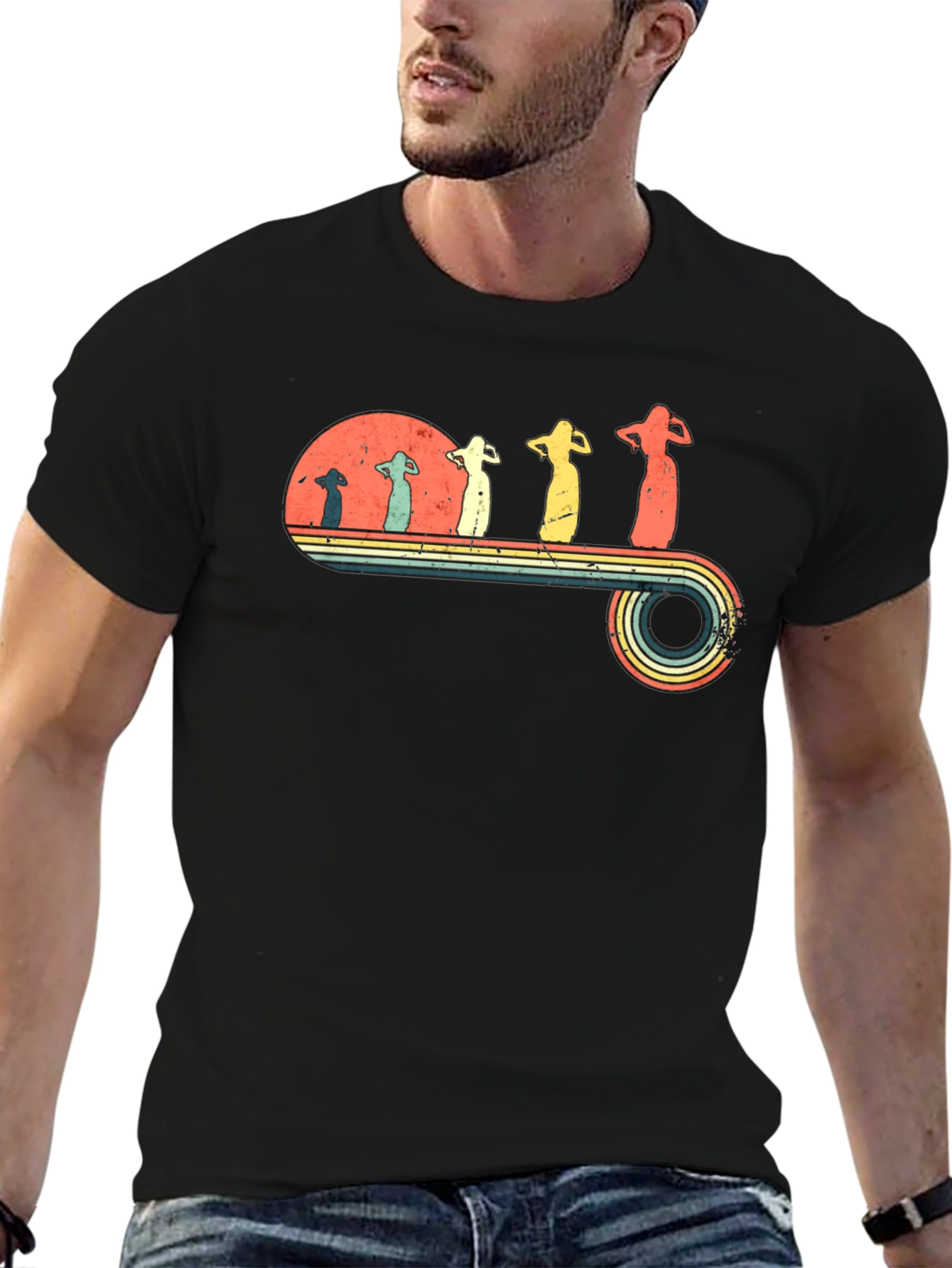 Retro Evolution Belly Dancer T-Shirt