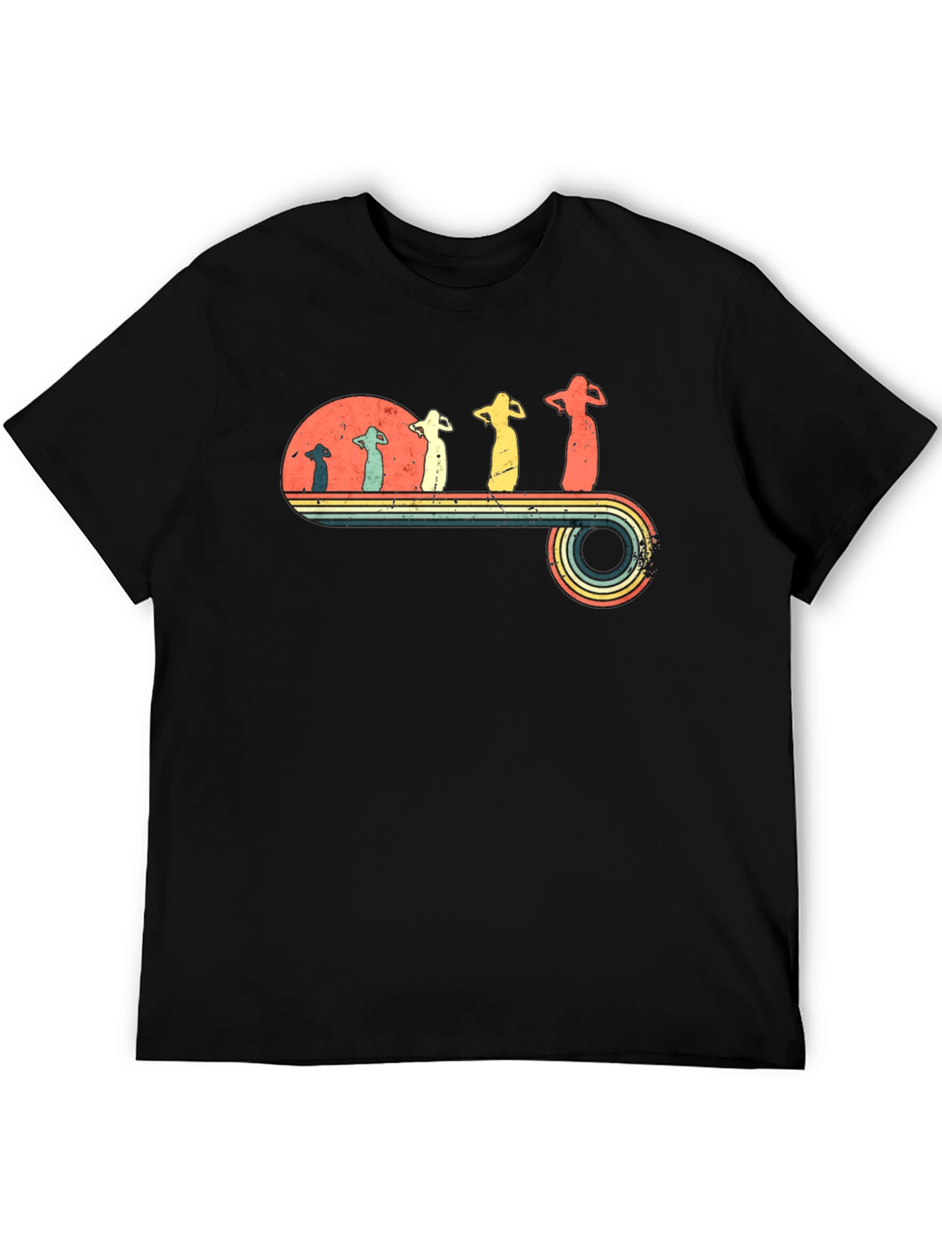 Retro Evolution Belly Dancer T-Shirt