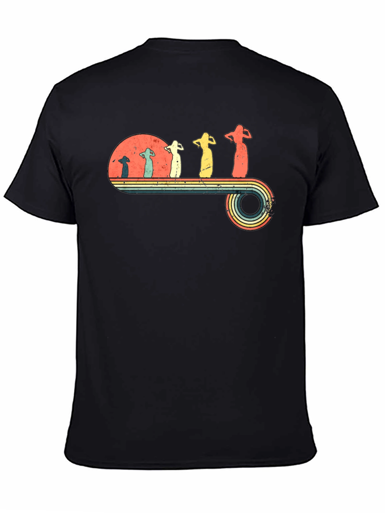Retro Evolution Belly Dancer T-Shirt