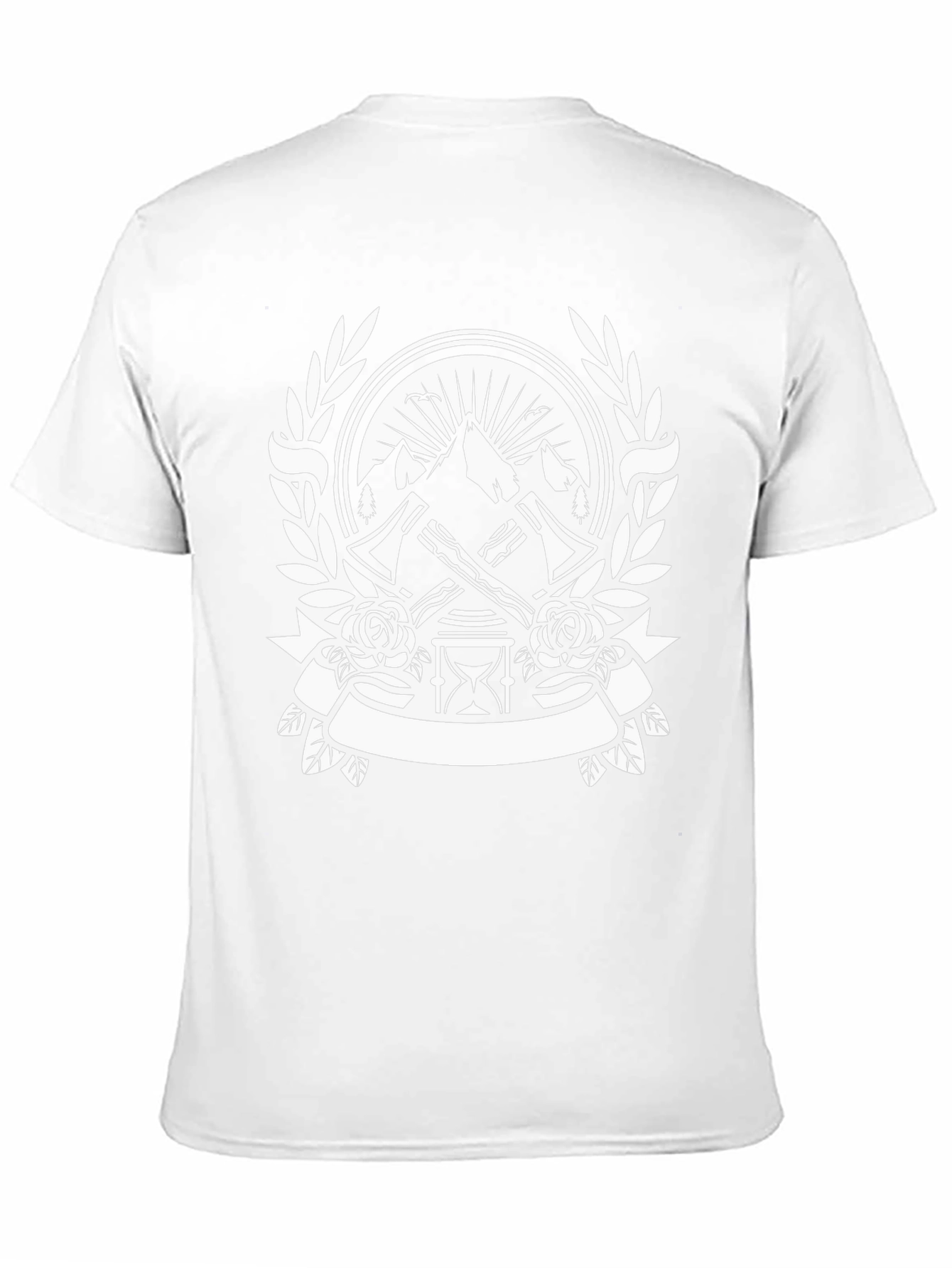 Axe & Hourglass Graphic Tee - Mens Black T-Shirt