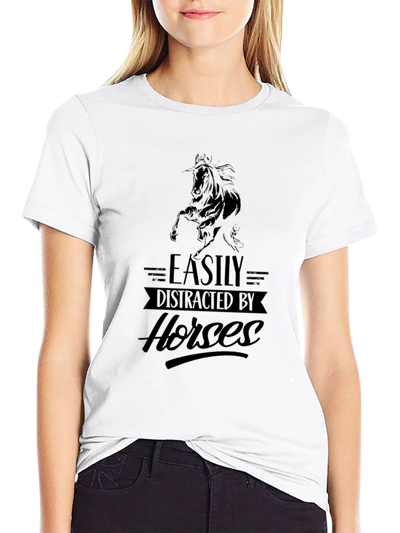 Easily Distracted By Horses T-Shirt