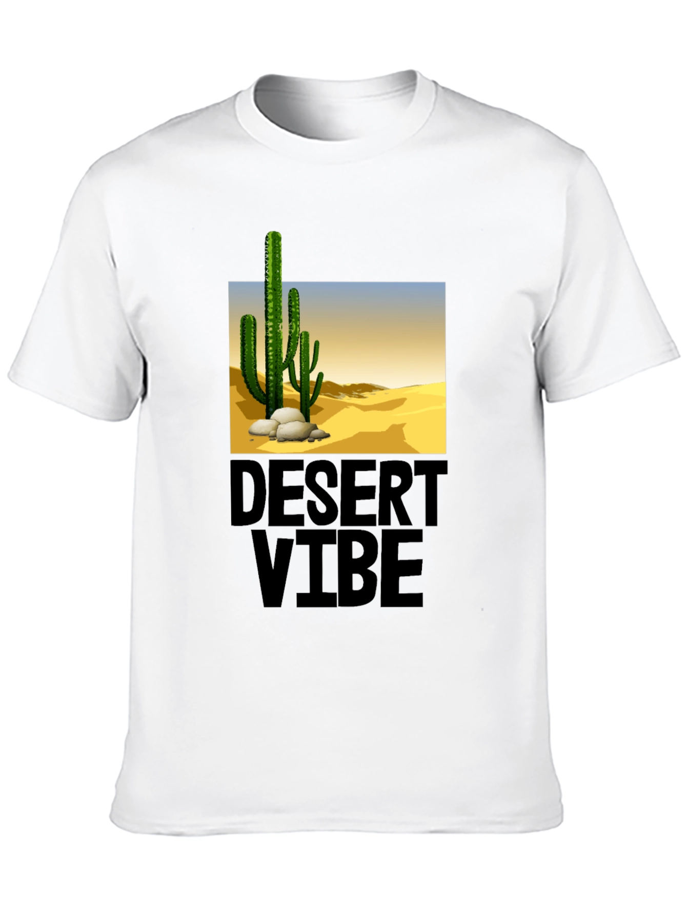 Desert Vibe Black T-Shirt