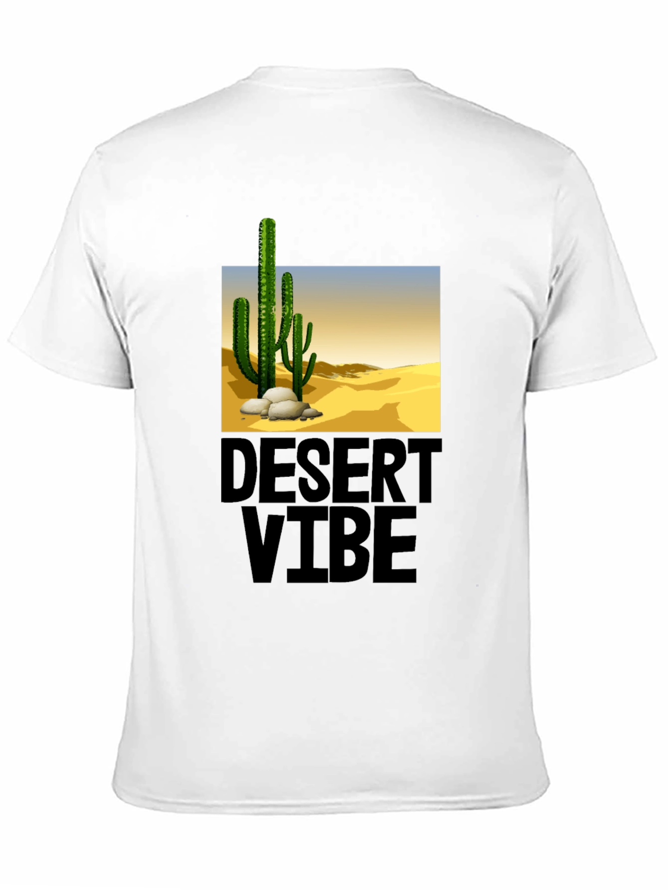 Desert Vibe Black T-Shirt