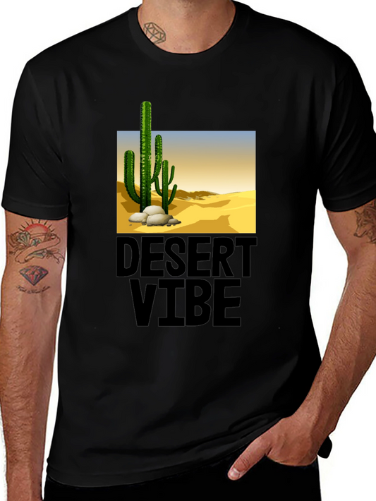 Desert Vibe Black T-Shirt