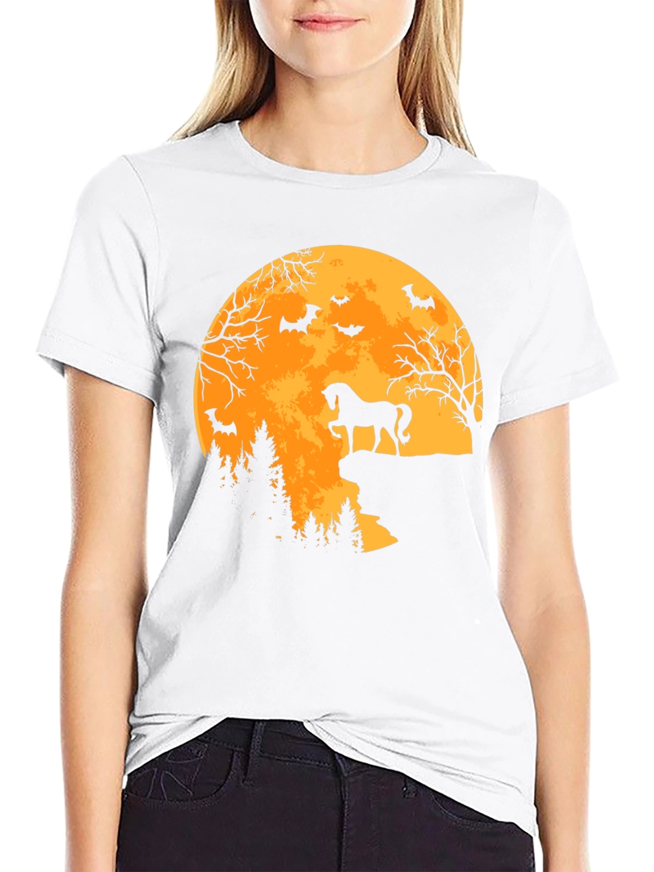 Halloween Horse Moon T-Shirt