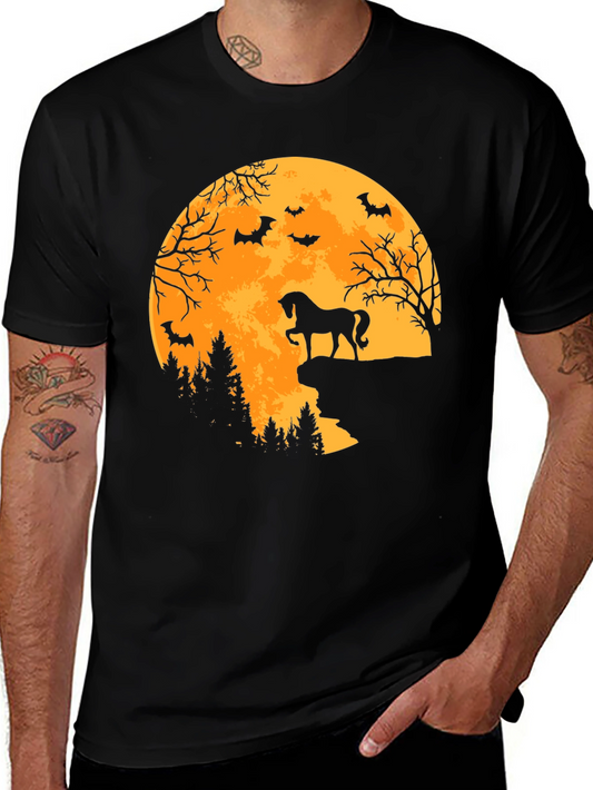 Halloween Horse Moon T-Shirt