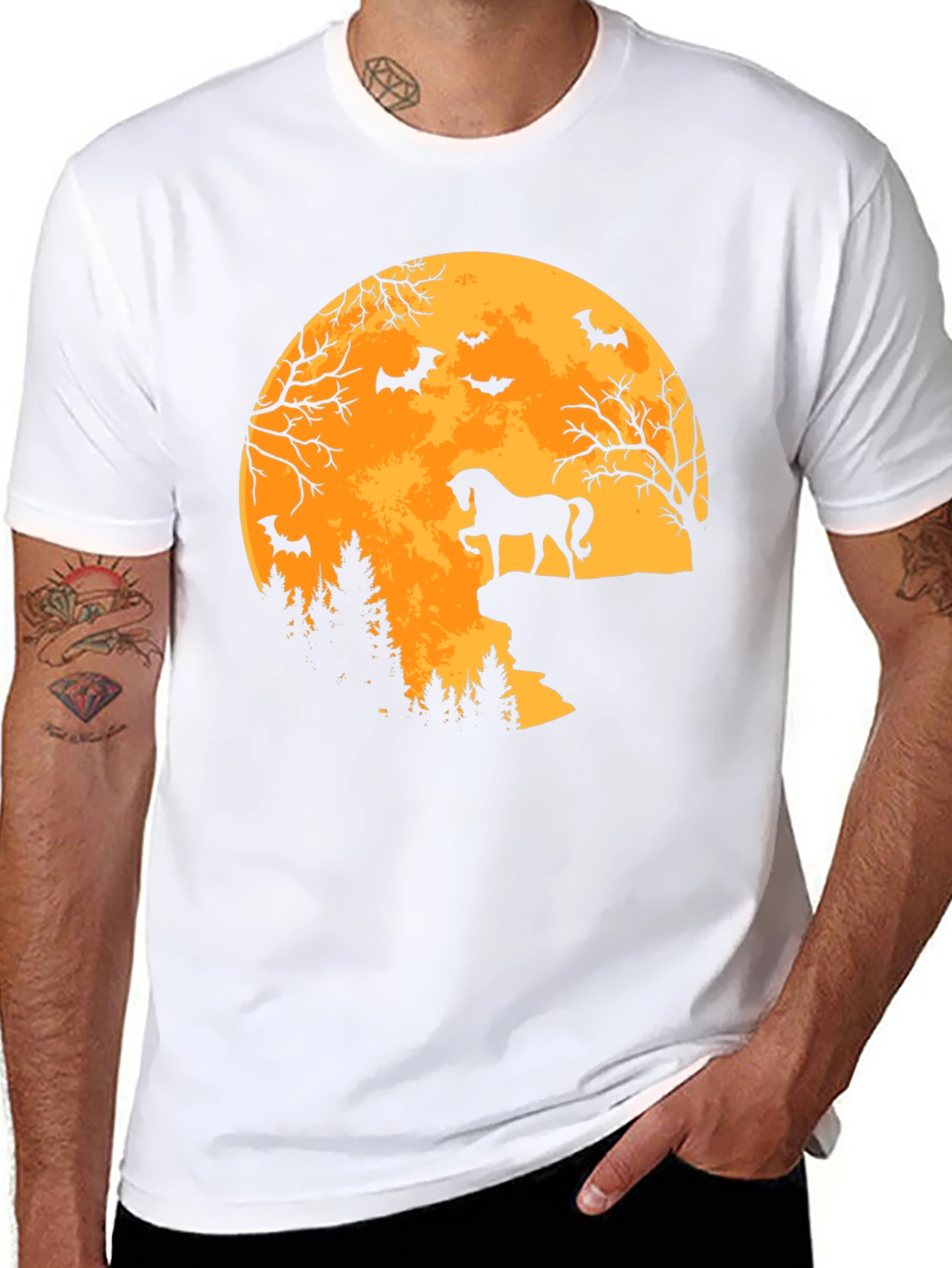 Halloween Horse Moon T-Shirt
