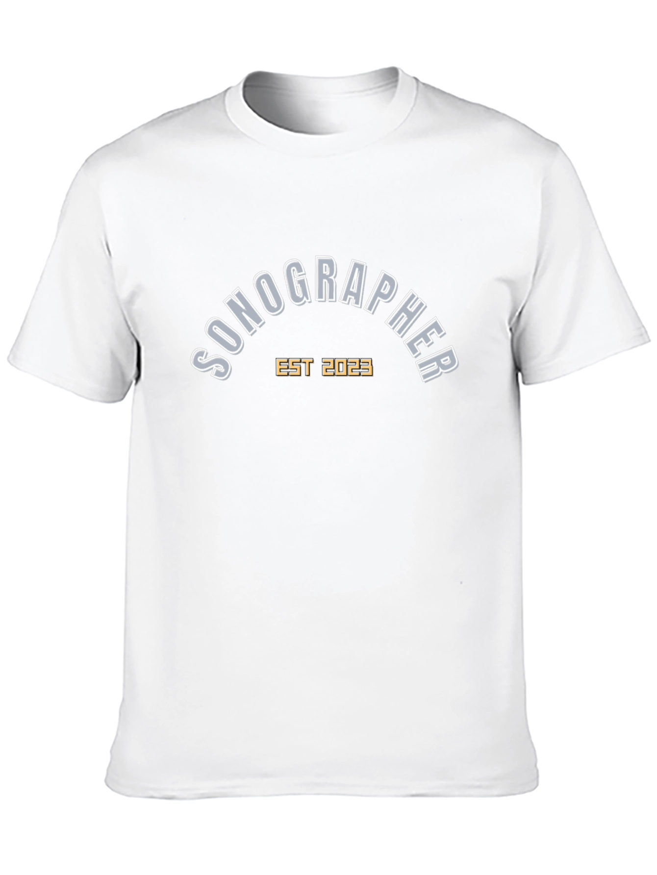 Sonographer EST 2023 Black T-Shirt