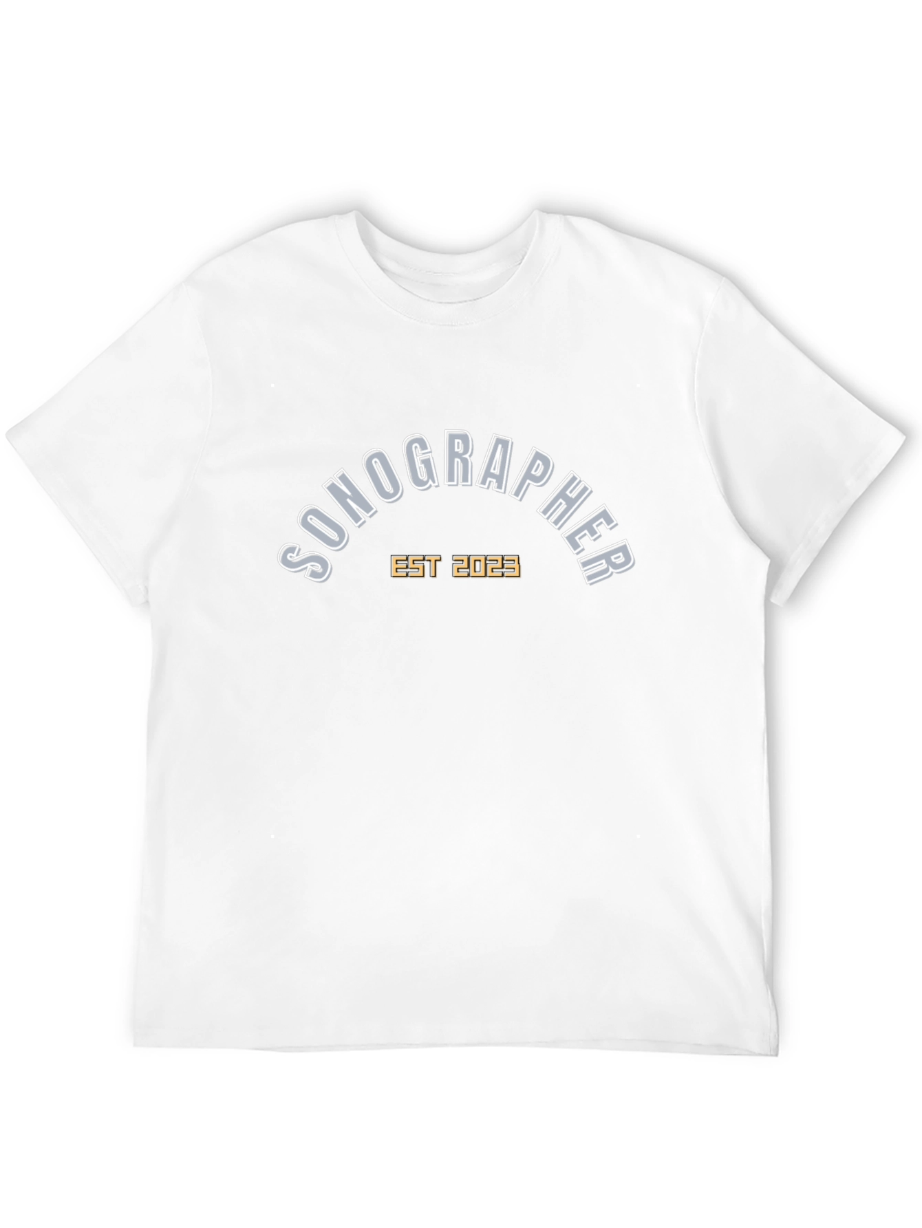 Sonographer EST 2023 Black T-Shirt