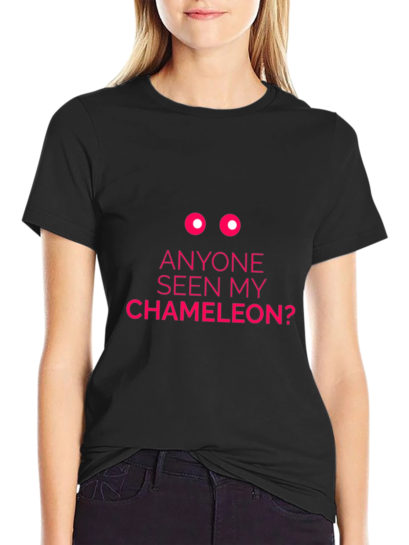 Chameleon Graphic Tee - Funny Novelty T-Shirt