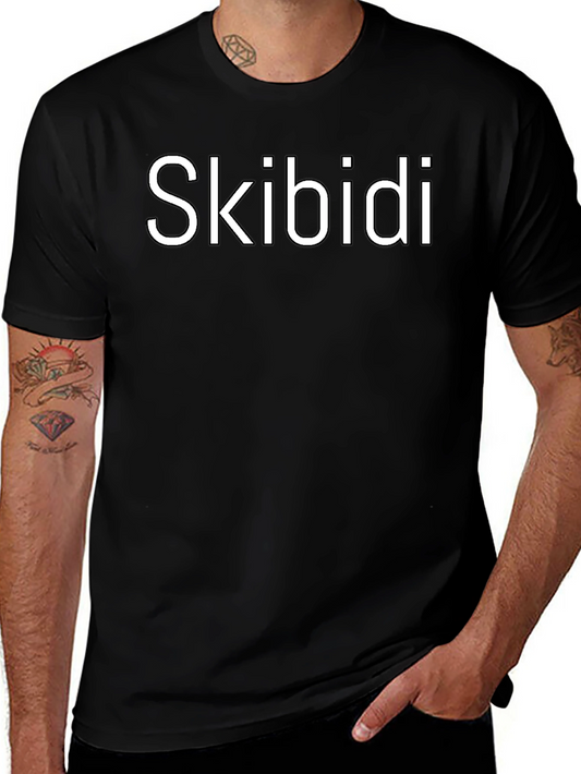 Skibidi Graphic Tee - Trendy Black T-Shirt