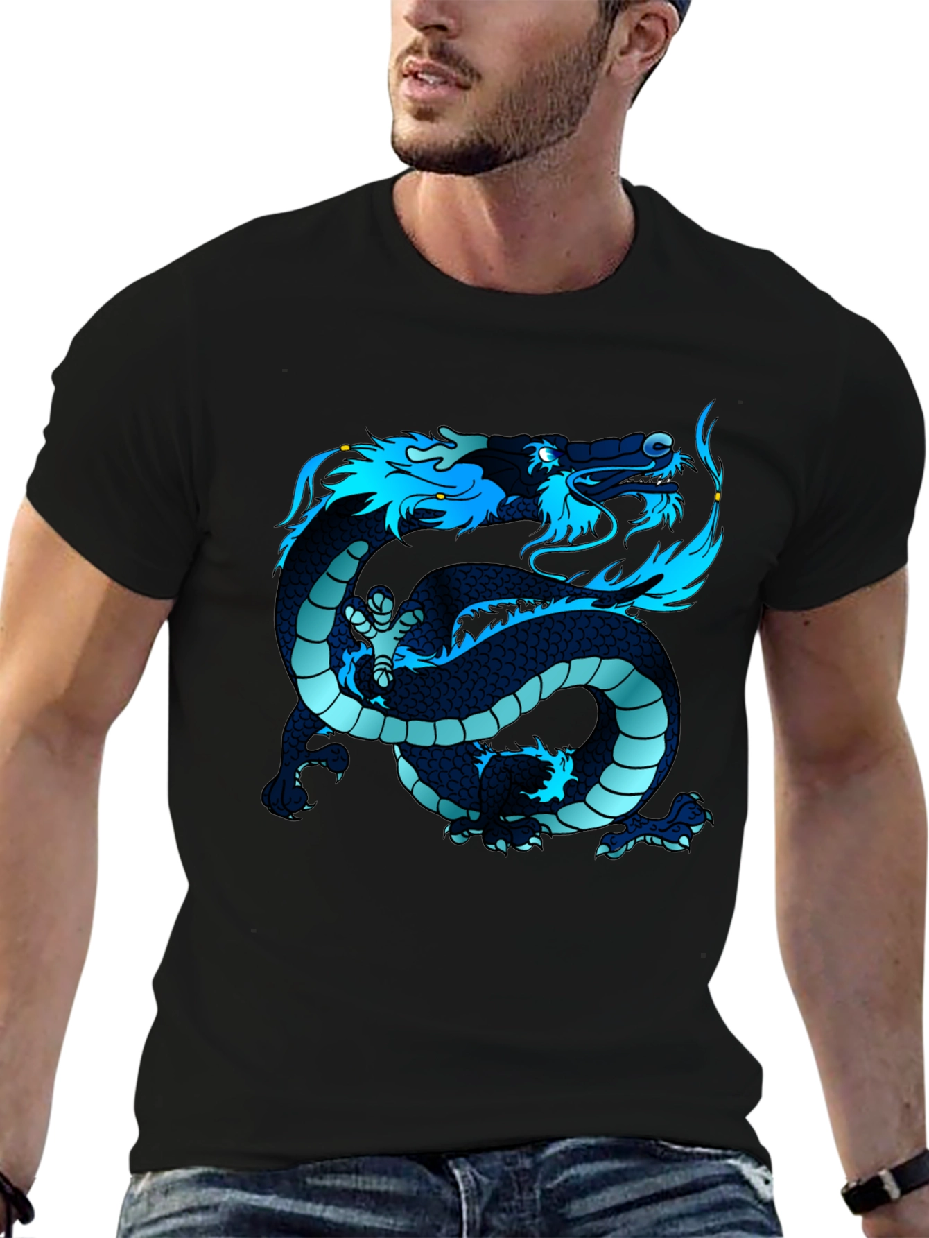 Dragon Graphic T-Shirt - Cool Creature Design
