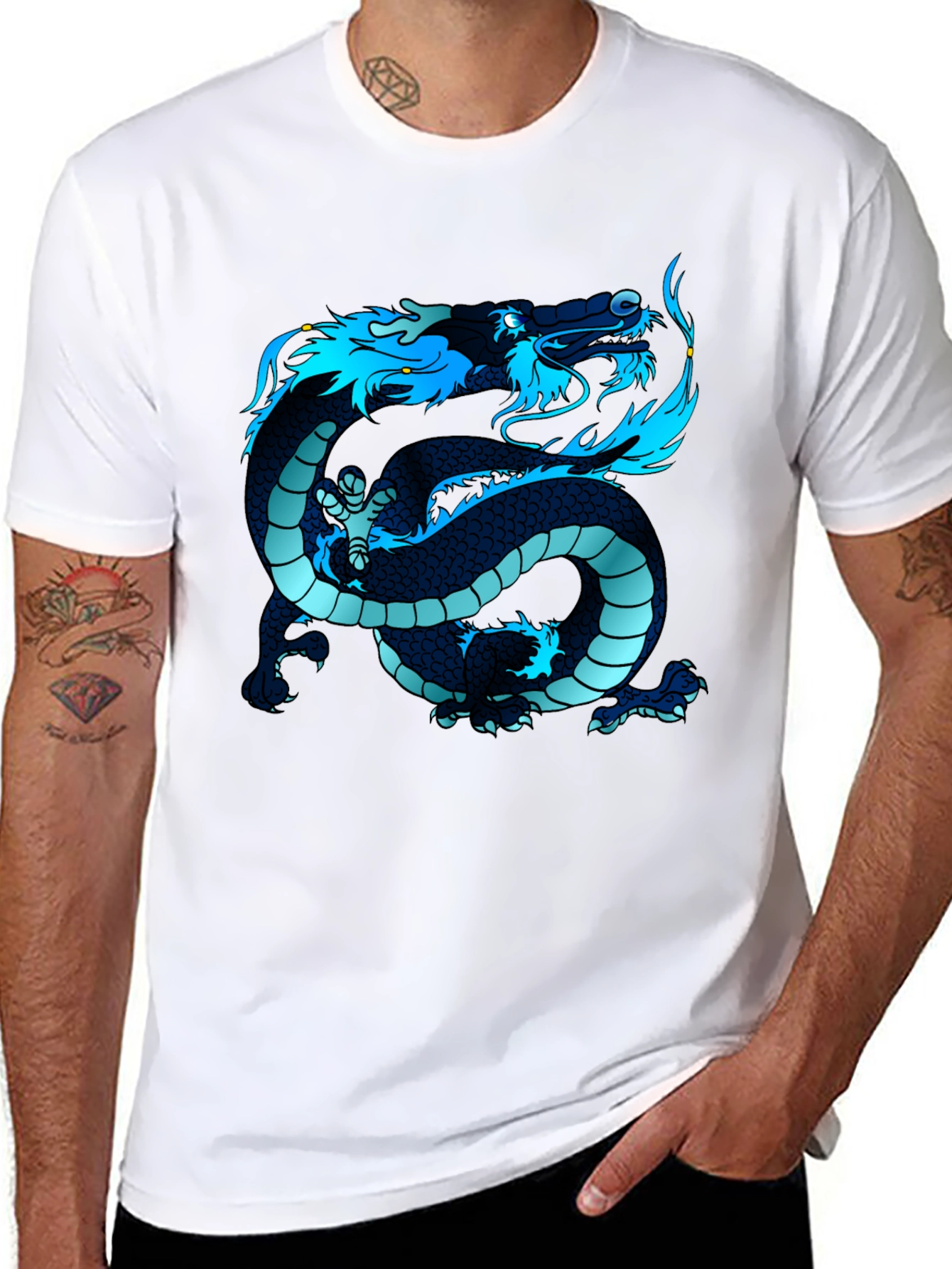 Dragon Graphic T-Shirt - Cool Creature Design