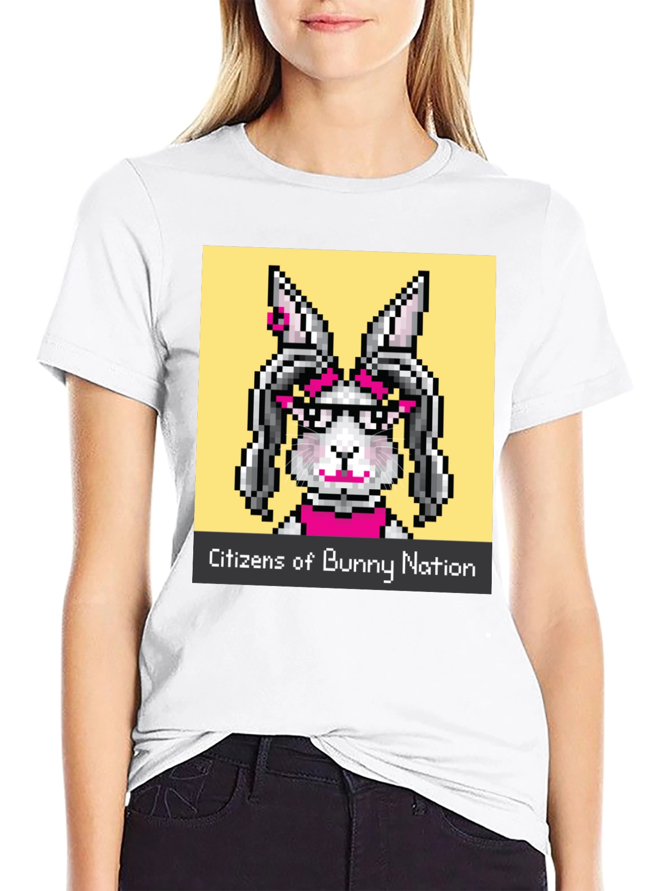 Citizens of Bunny Nation Black T-Shirt