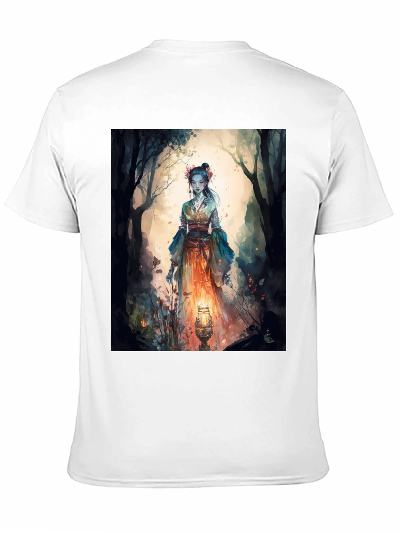 Mystic Forest T-Shirt - Unique Artistic Design