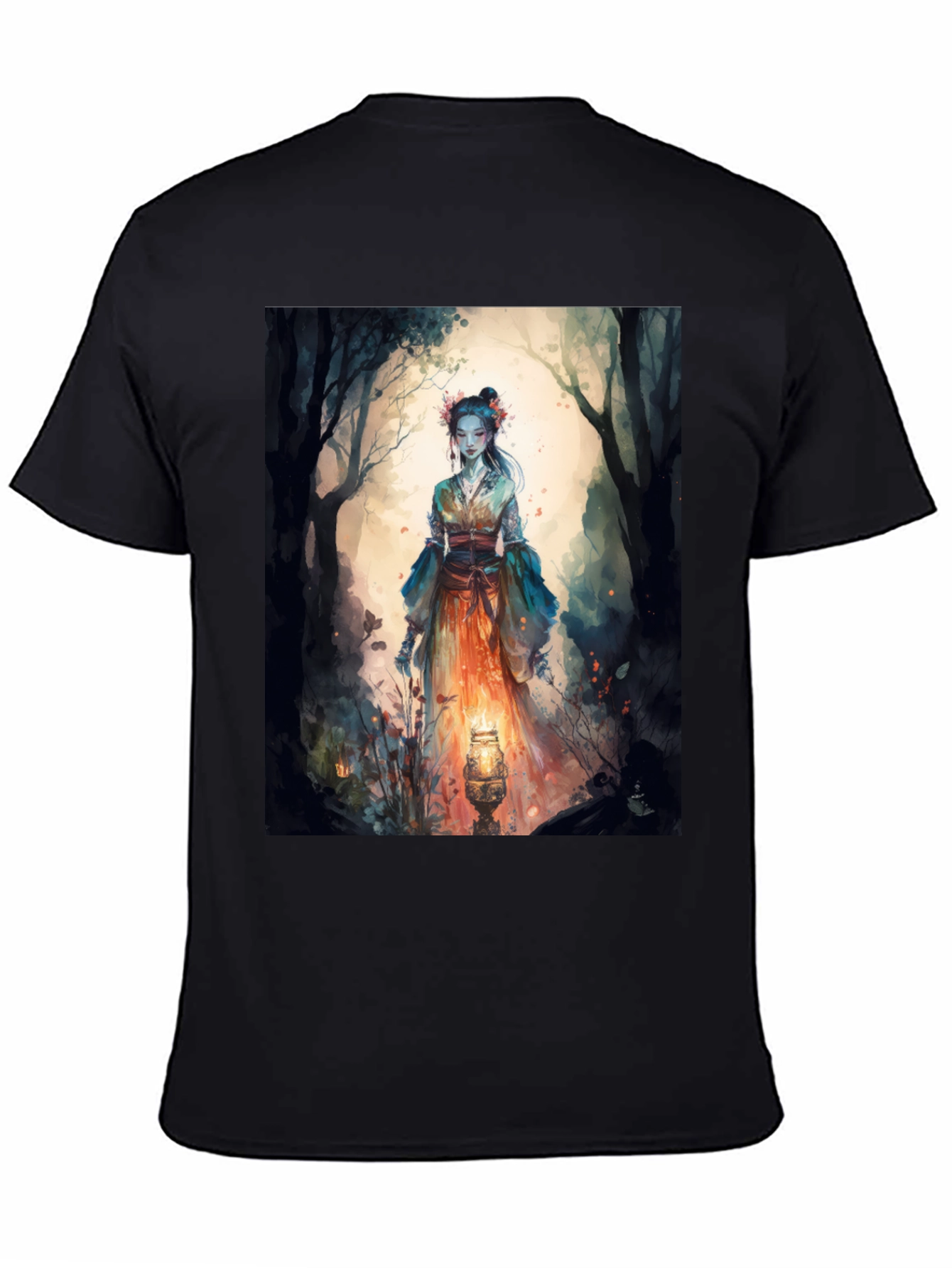 Mystic Forest T-Shirt - Unique Artistic Design