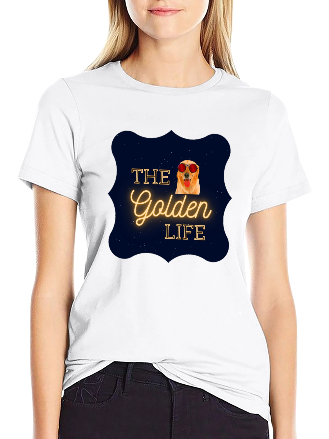The Golden Life T-Shirt | Dog Lover Tee