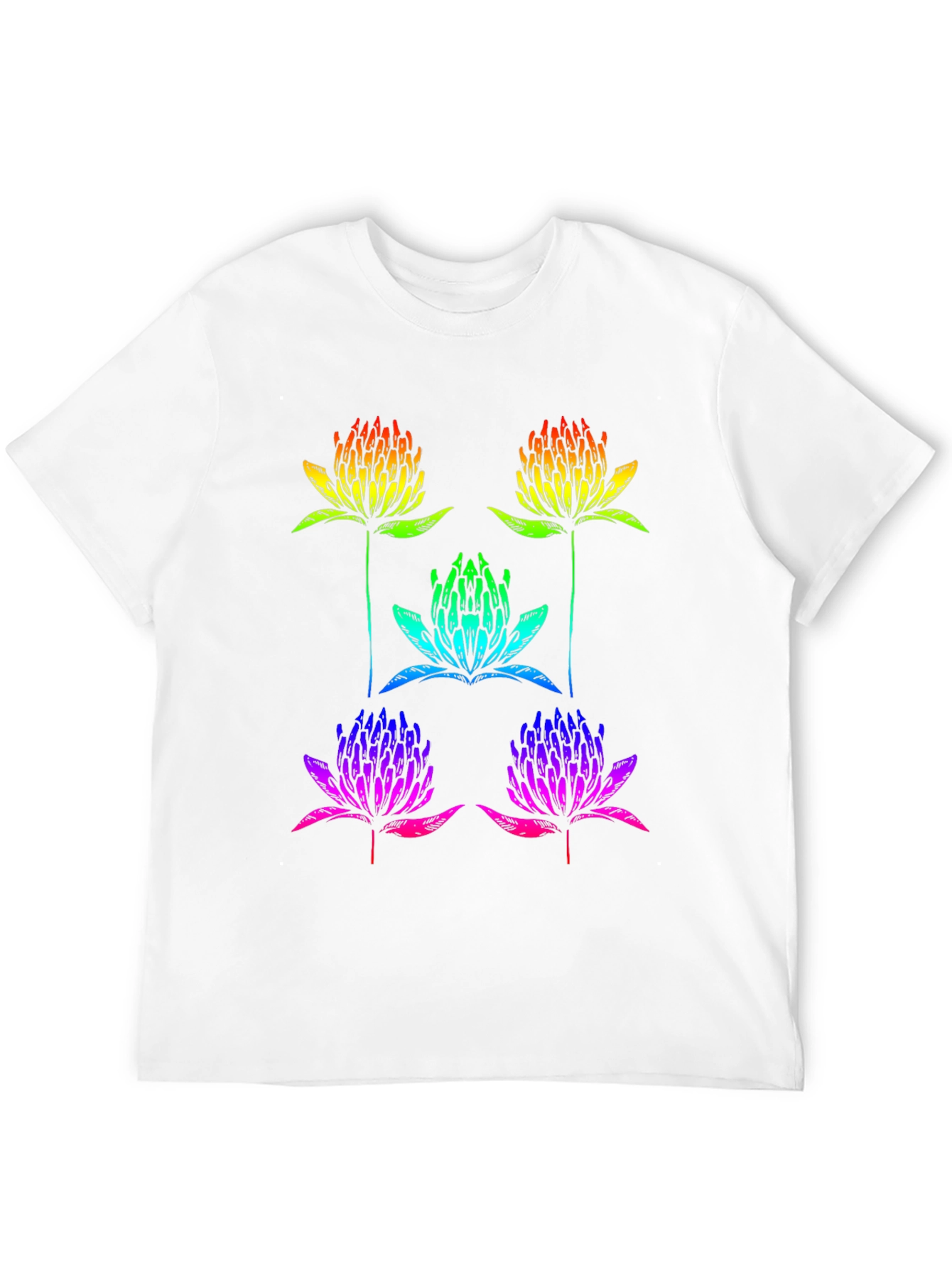 Rainbow Flower Graphic Tee