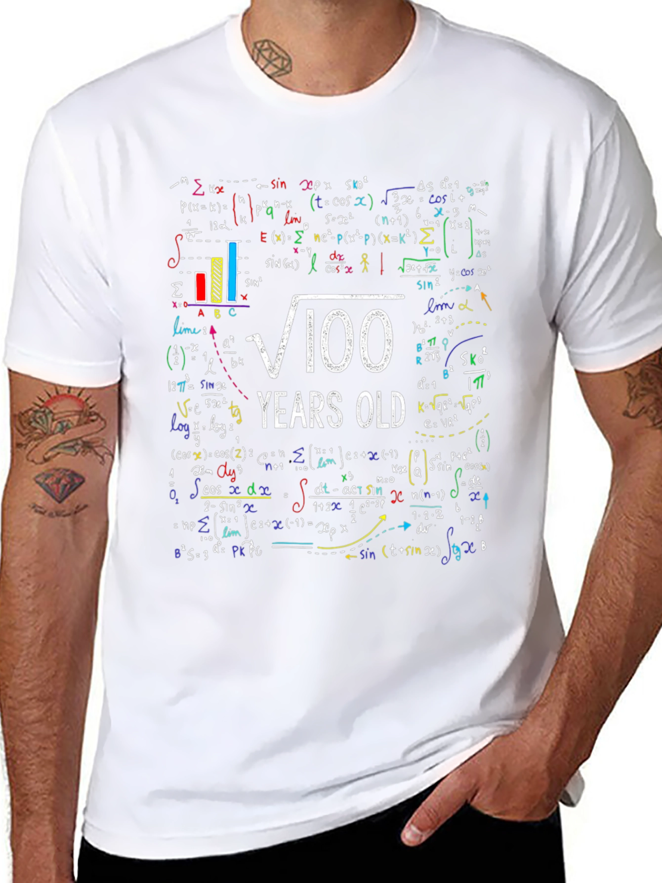 Math Formula 100 Years Old T-Shirt