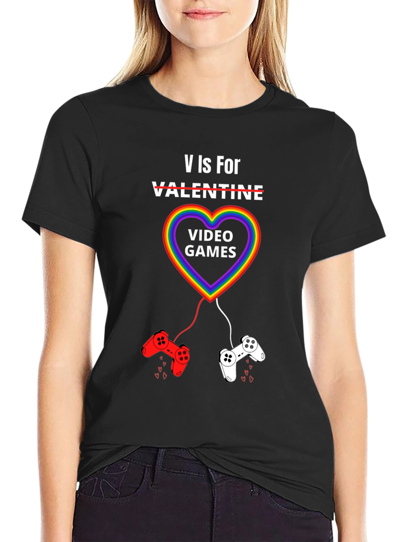 V is For Video Games T-Shirt
