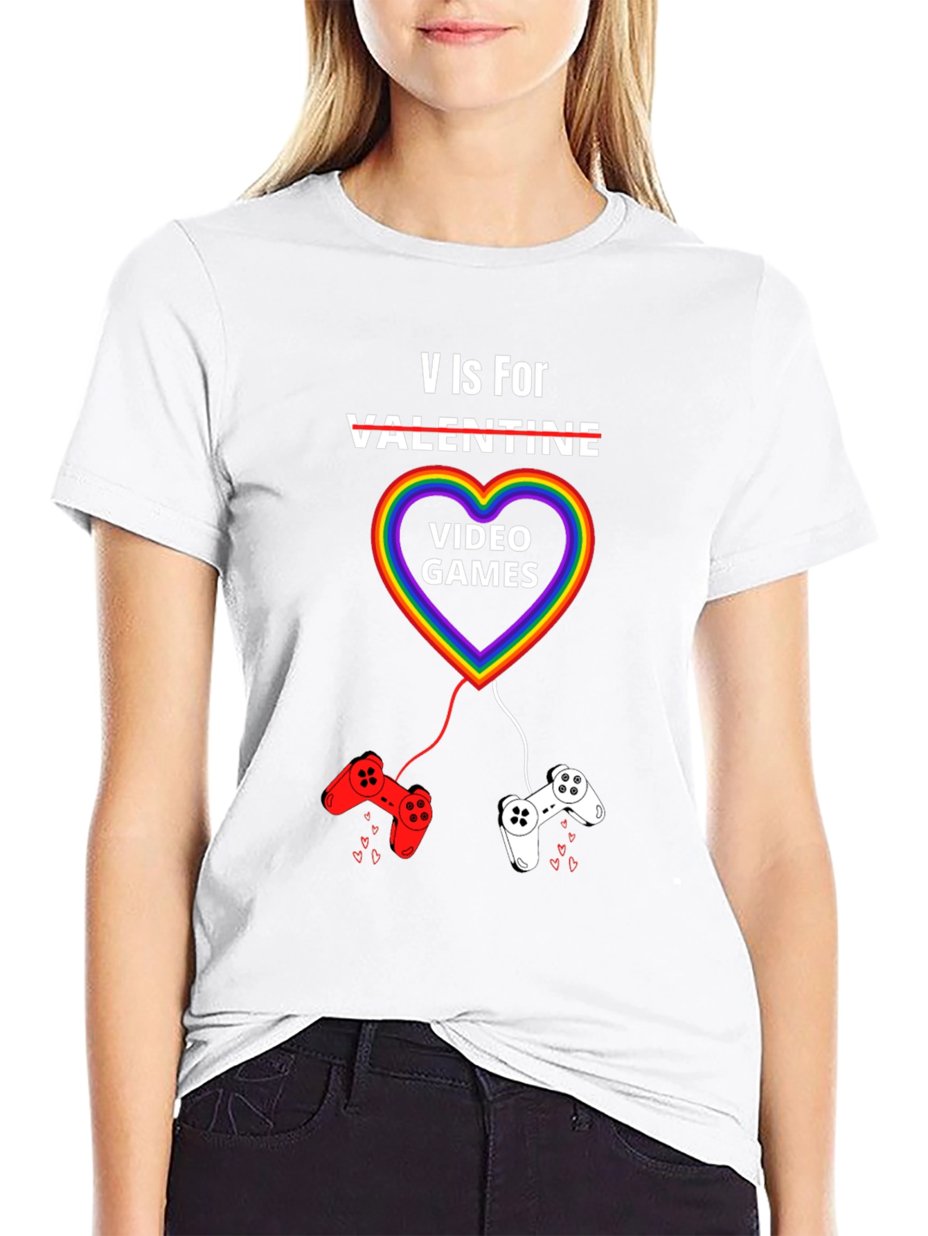 V is For Video Games T-Shirt