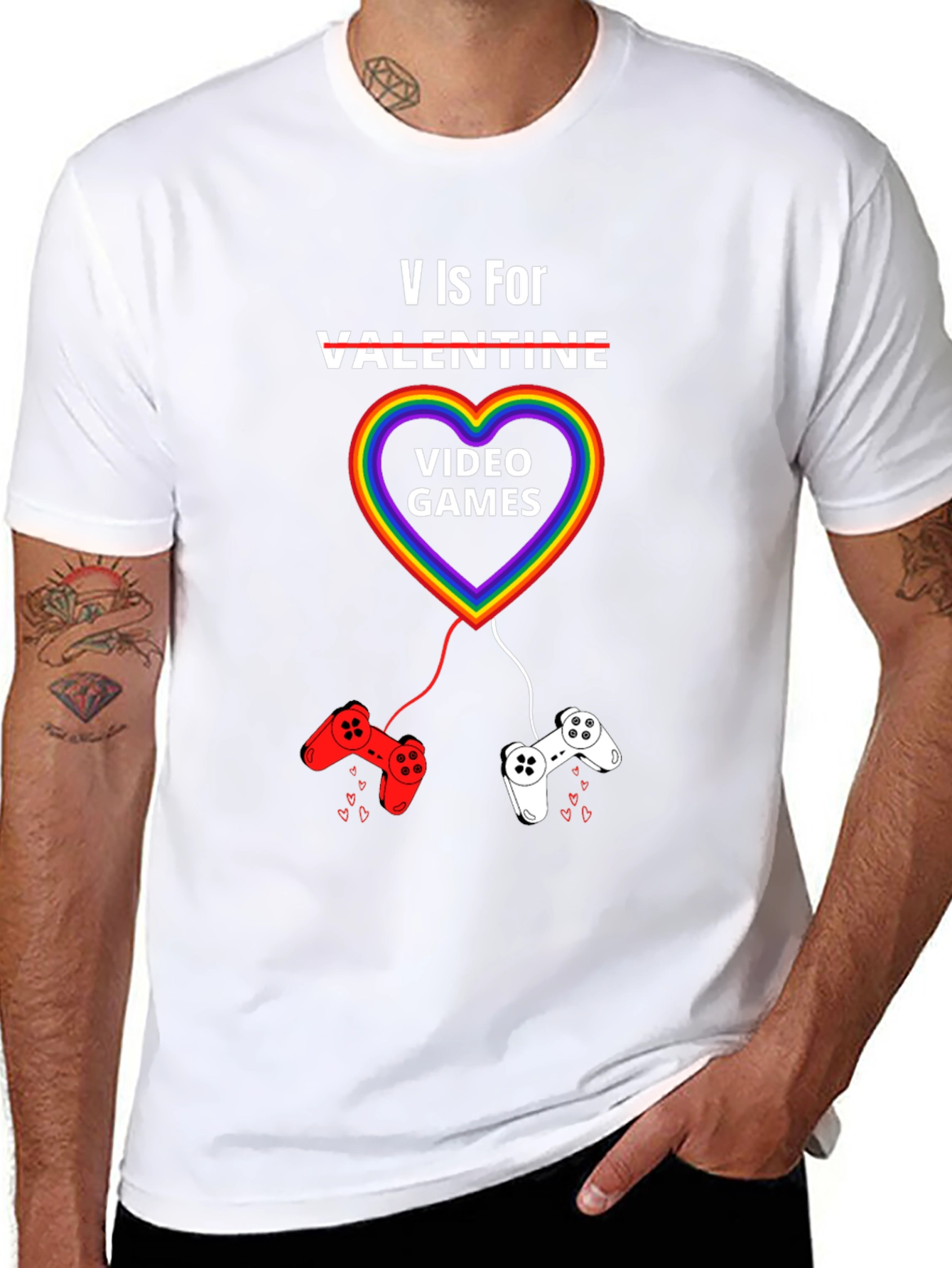 V is For Video Games T-Shirt