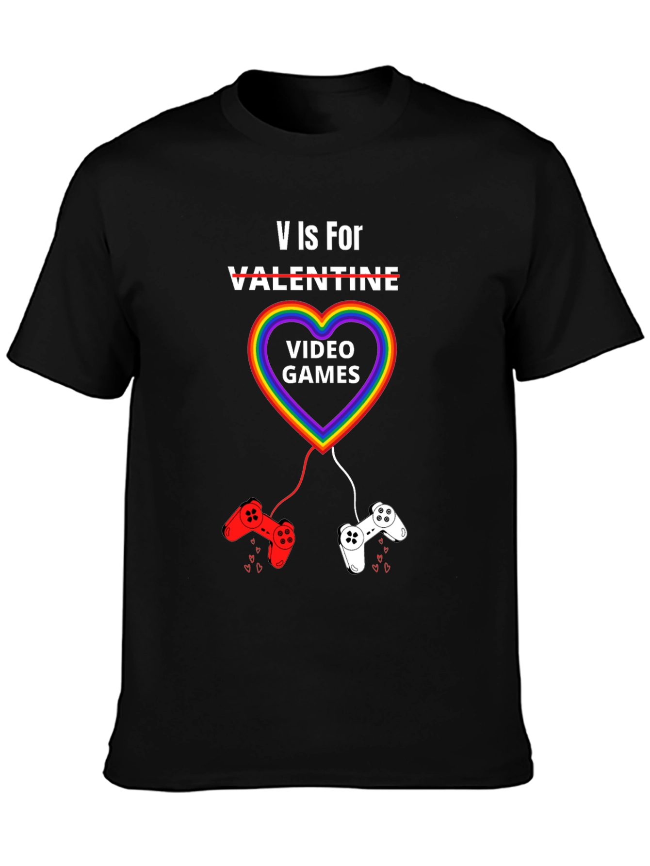 V is For Video Games T-Shirt