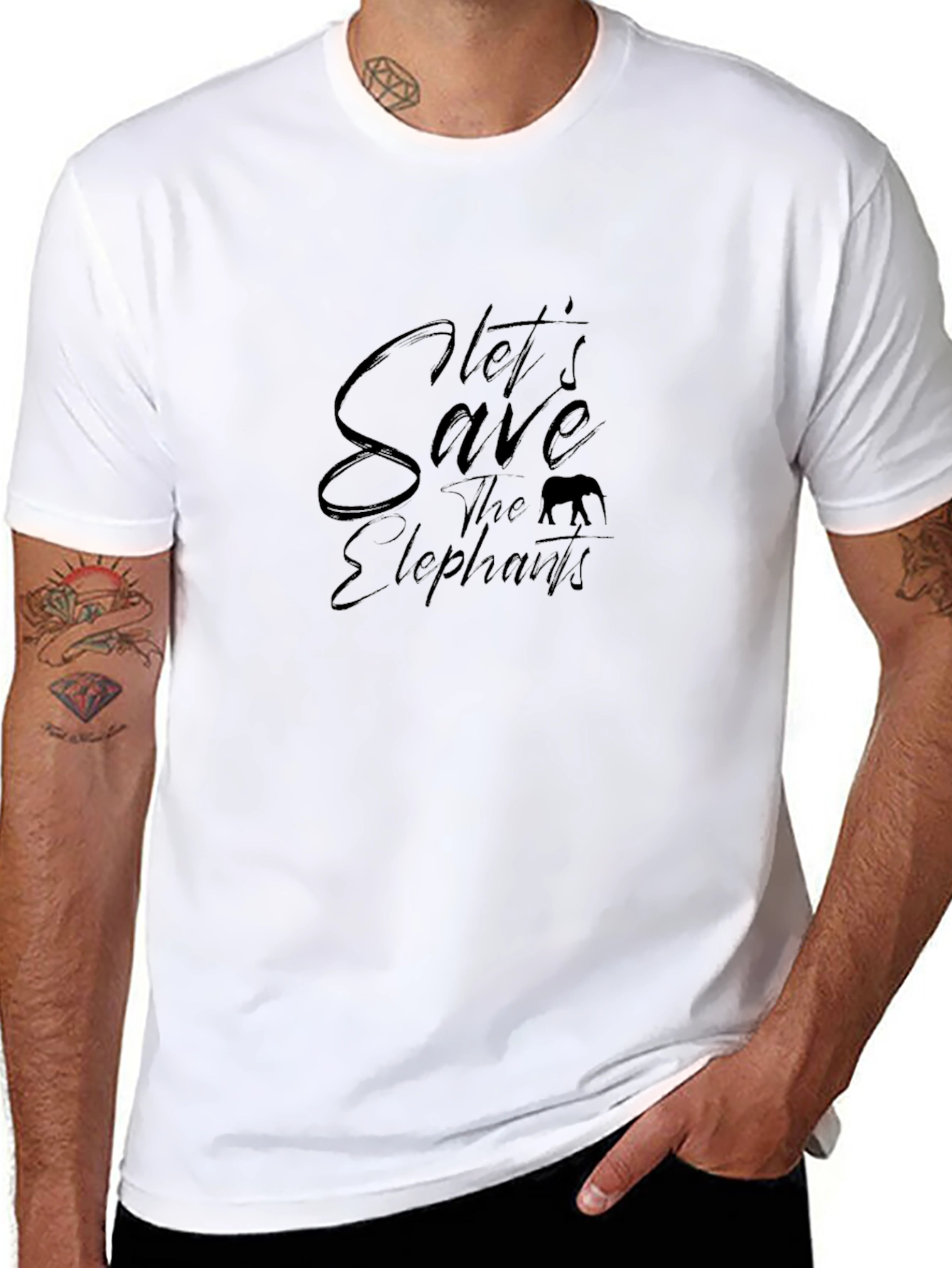 Save the Elephants Graphic Tee