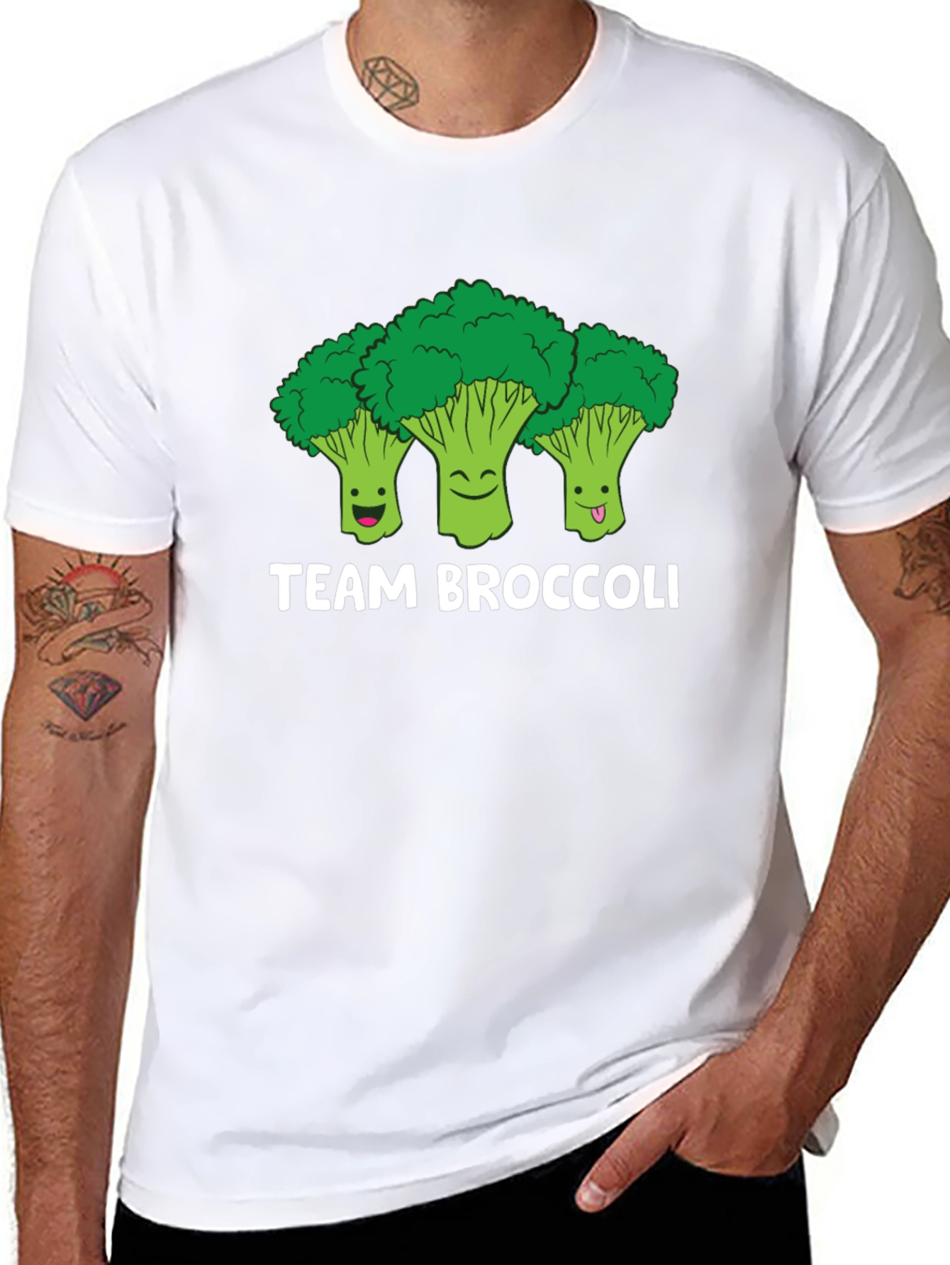 Team Broccoli Funny Graphic Tee