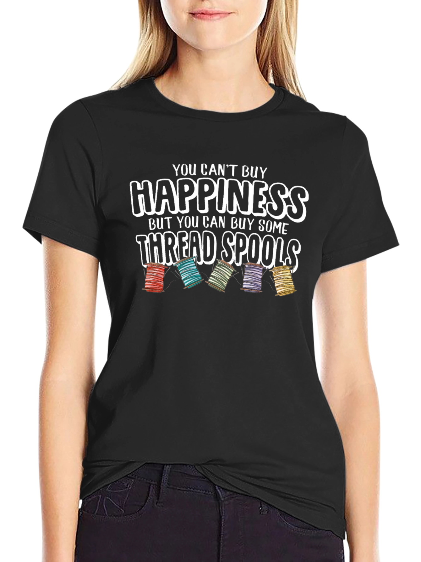 Happiness Thread Spools Graphic Tee