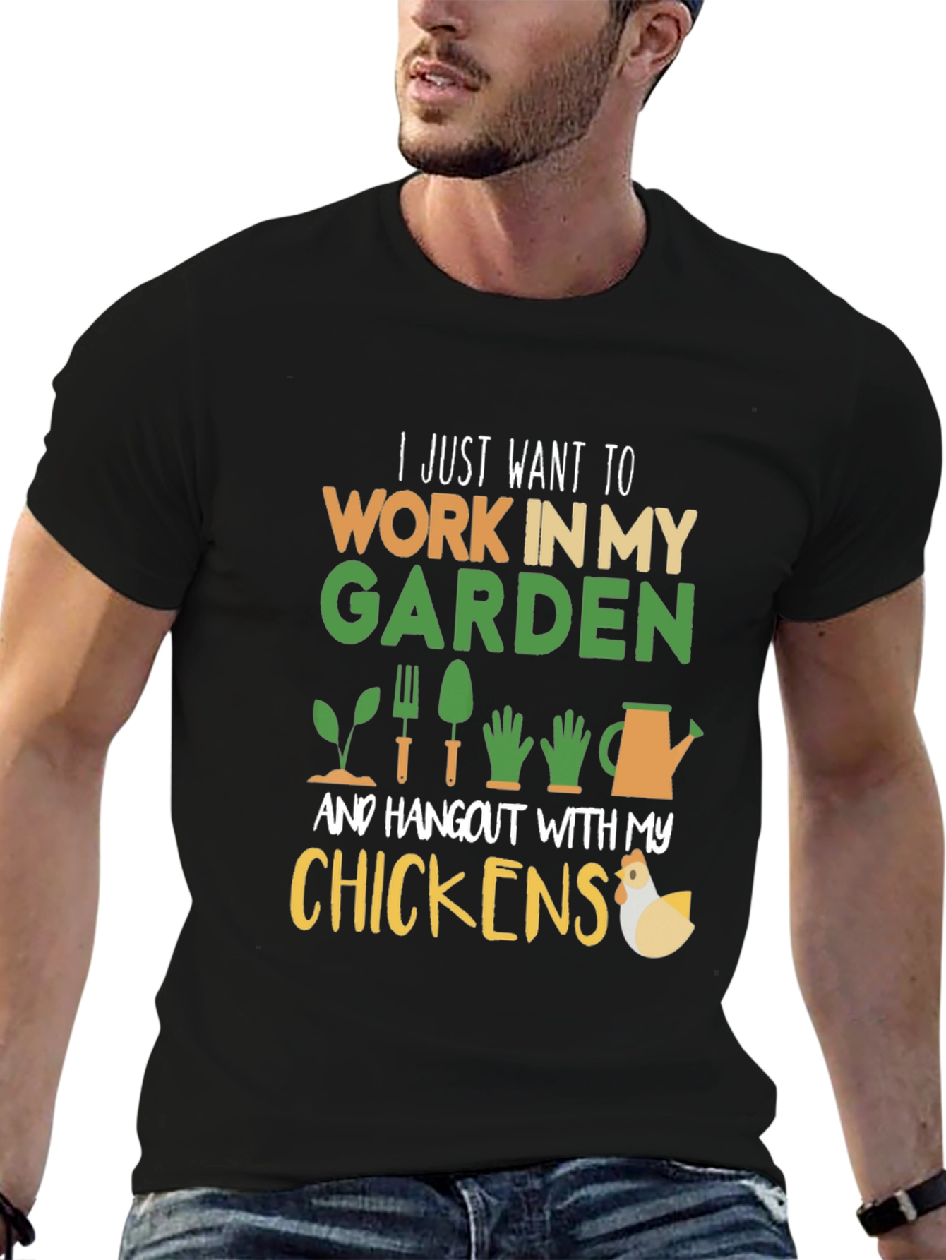 Gardening and Chickens T-Shirt