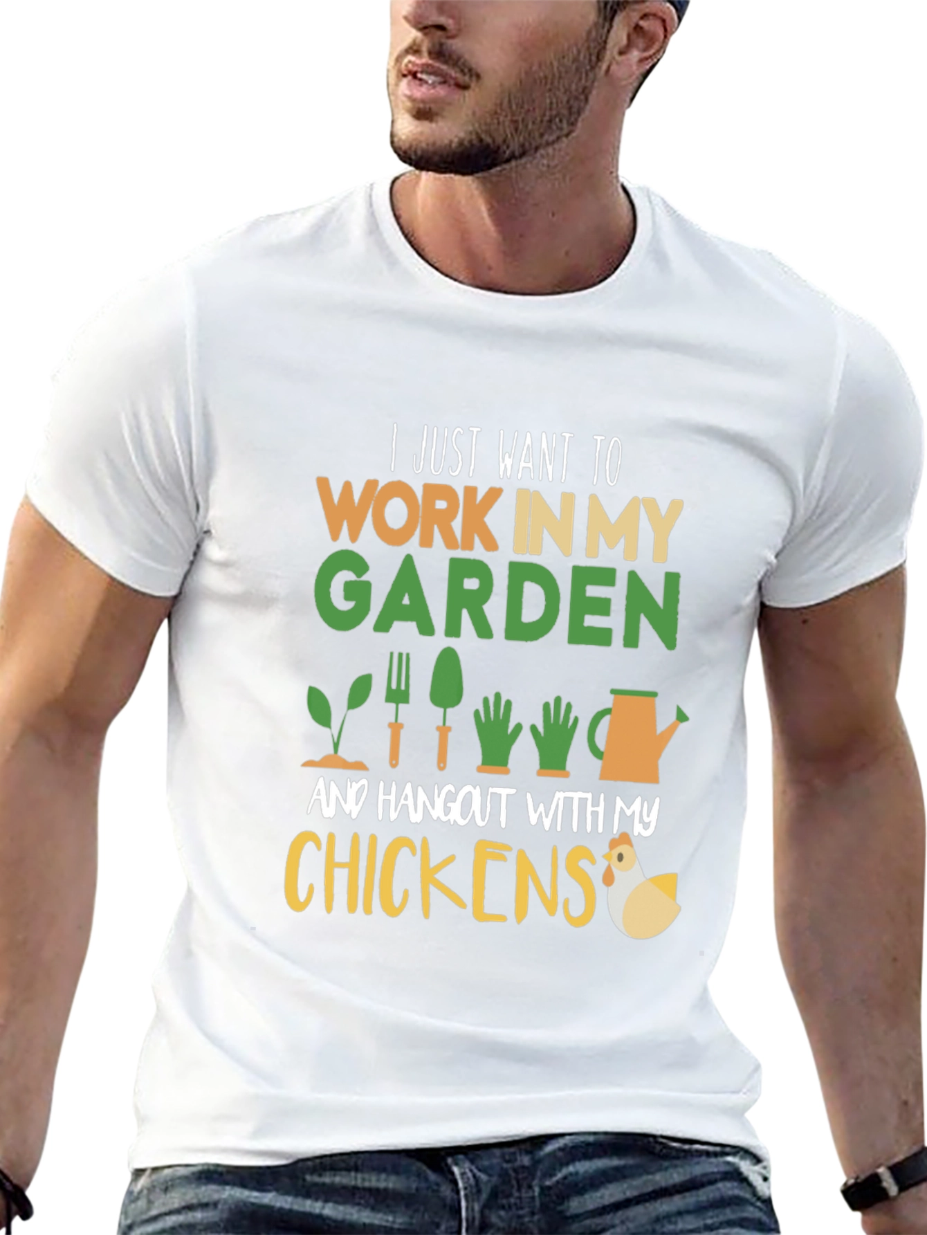 Gardening and Chickens T-Shirt